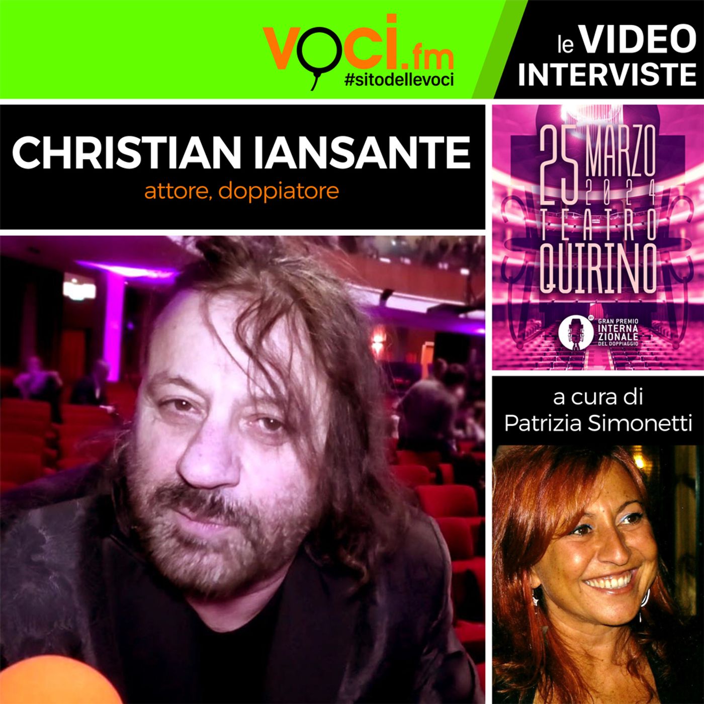 CHRISTIAN IANSANTE su VOCI.fm dal "GRAN PREMIO INTERNAZIONALE DEL DOPPIAGGIO" episode artwork