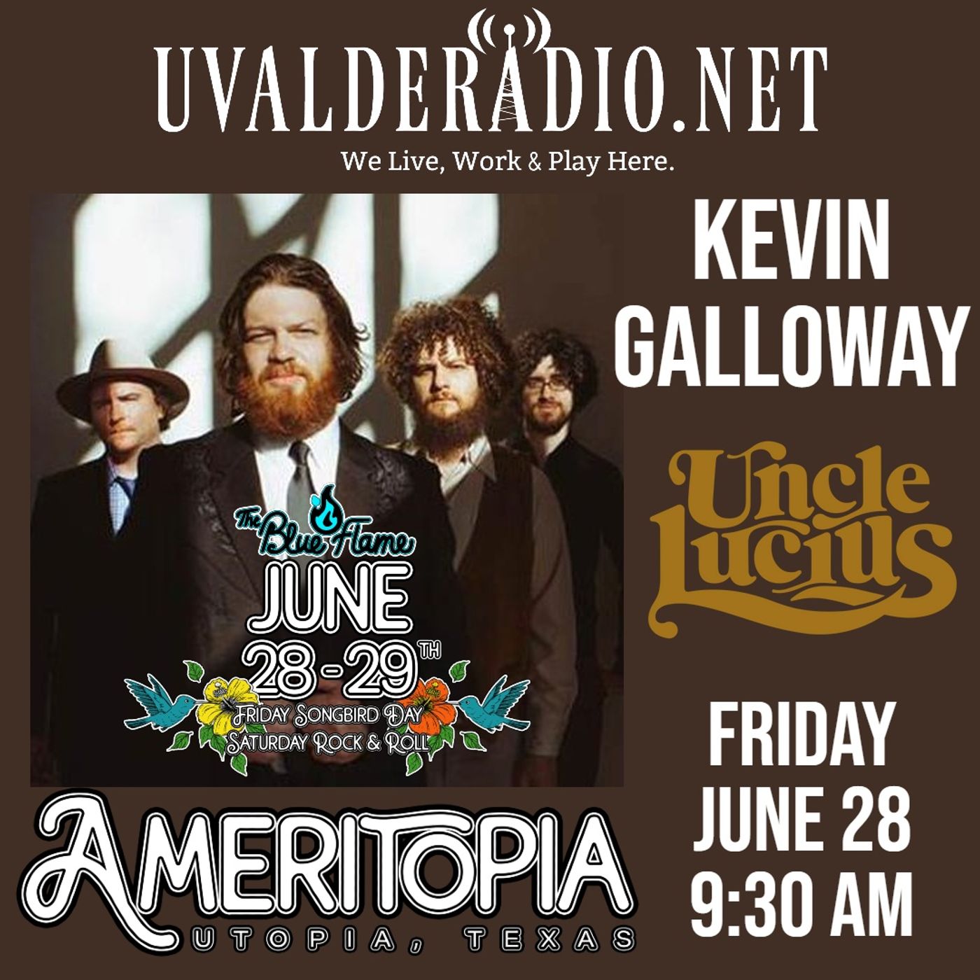 Kevin Galloway of Uncle Lucius / June 2024 episode artwork