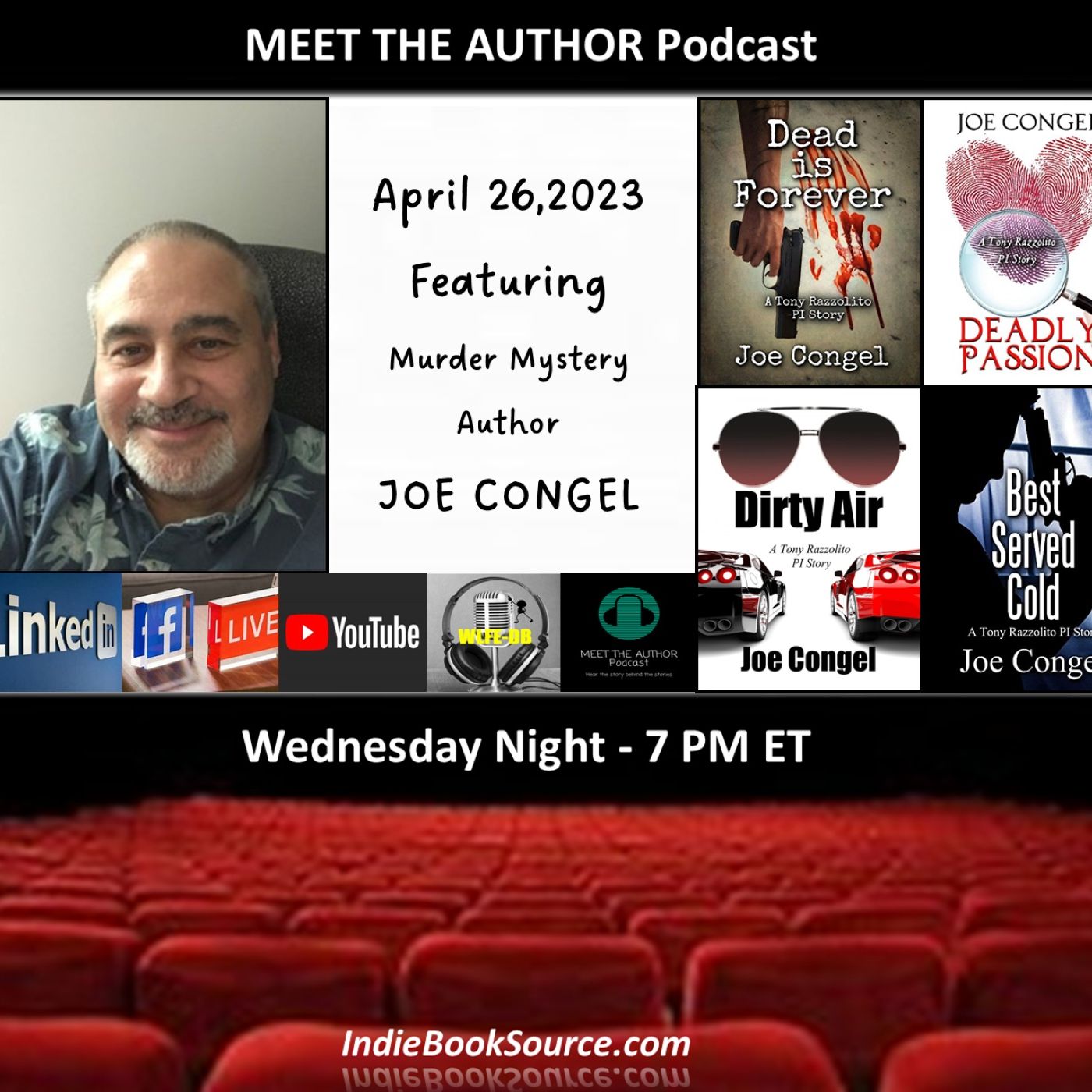 MEET THE AUTHOR Podcast_ LIVE - Episode 106 - JOE CONGEL