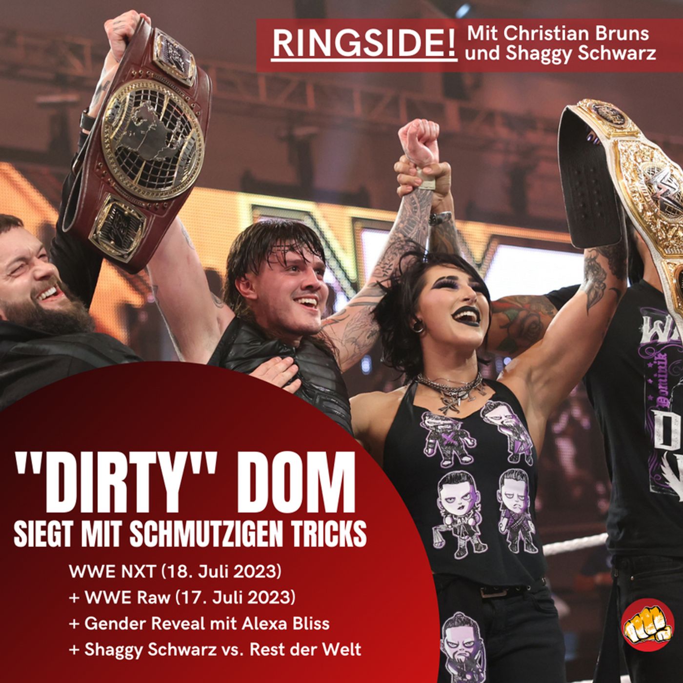 RINGSIDE! WWE Raw (17.7.), NXT (18.7.), Alexas Baby, #SSGDRDW