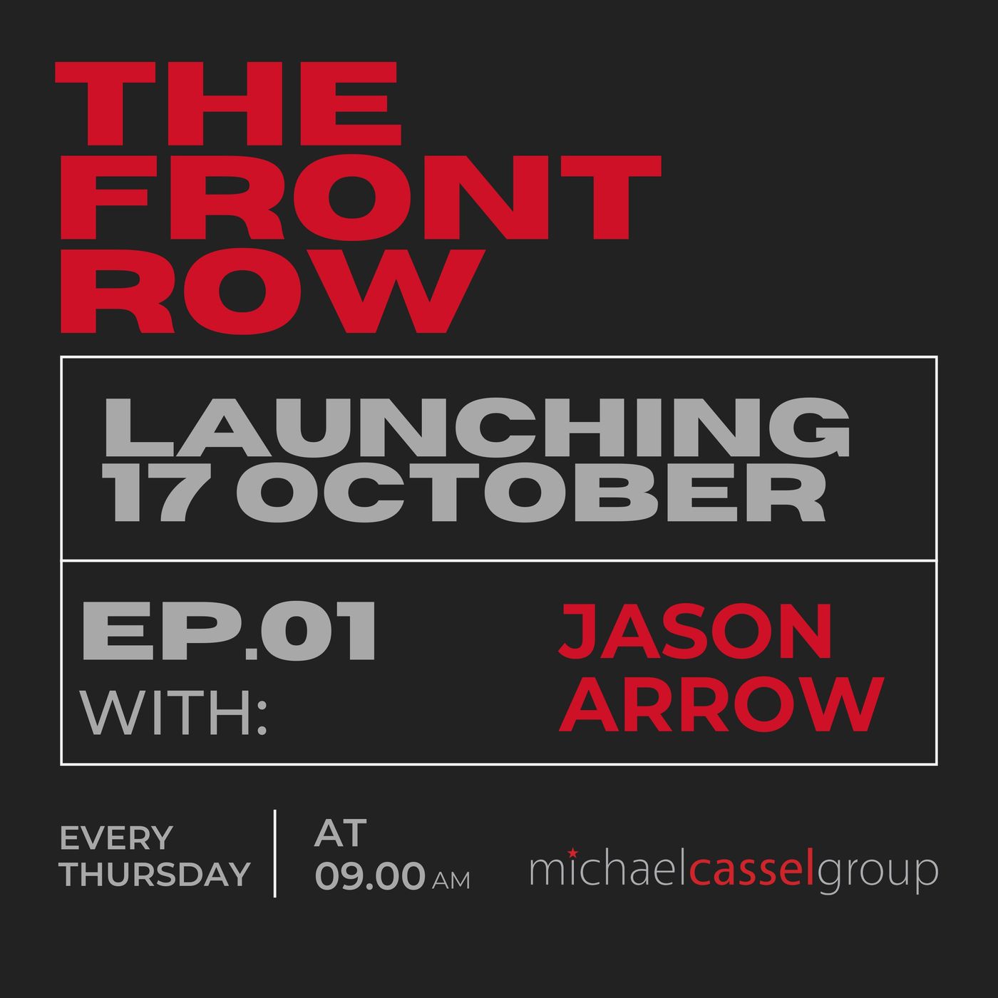 Coming Soon: The Front Row with Jason Arrow