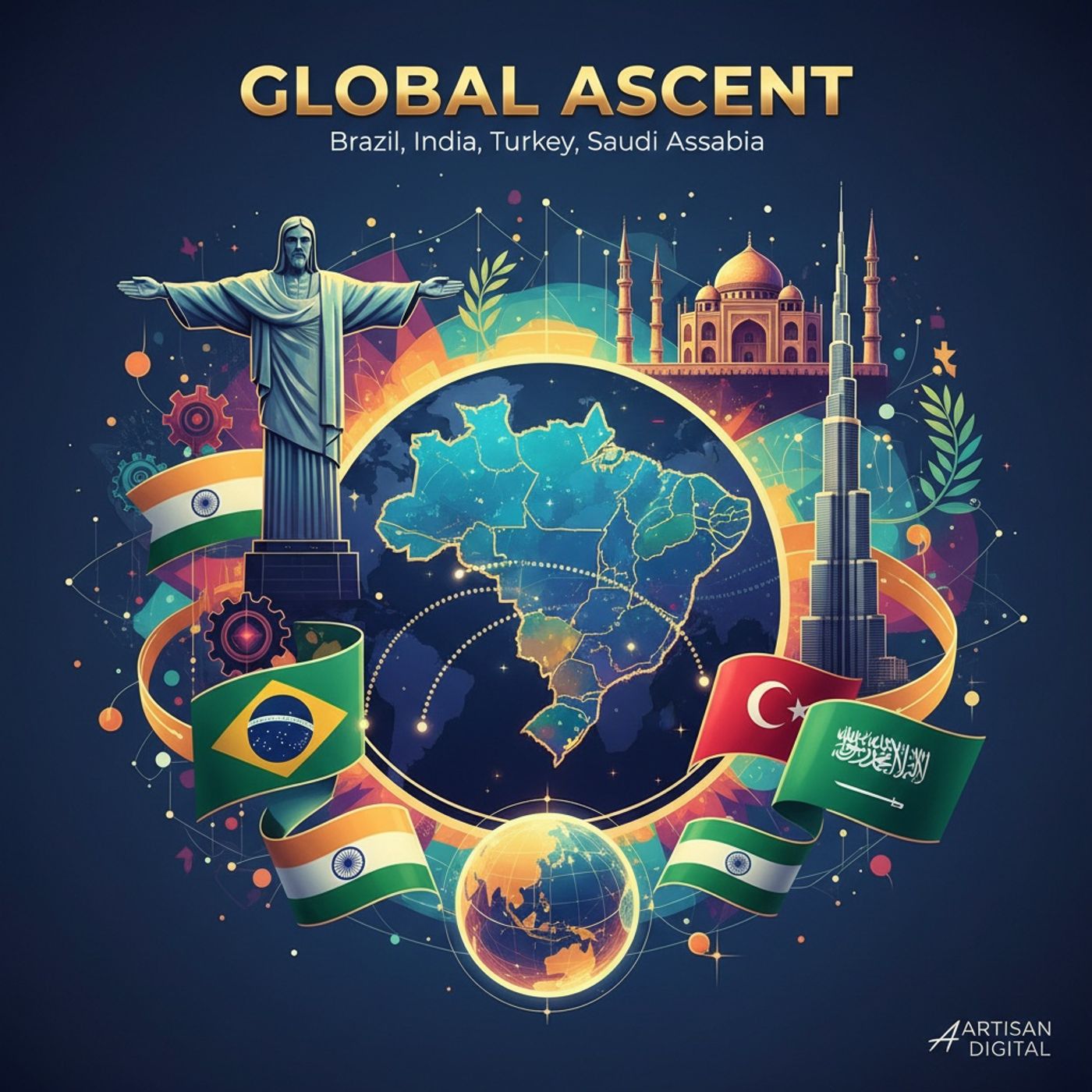 The Rise of Middle Powers_ Brazil, India, Turkey, and Saudi Arabia — Part 1 (1) — Conspiracy Theories Exploring The Unseen cover