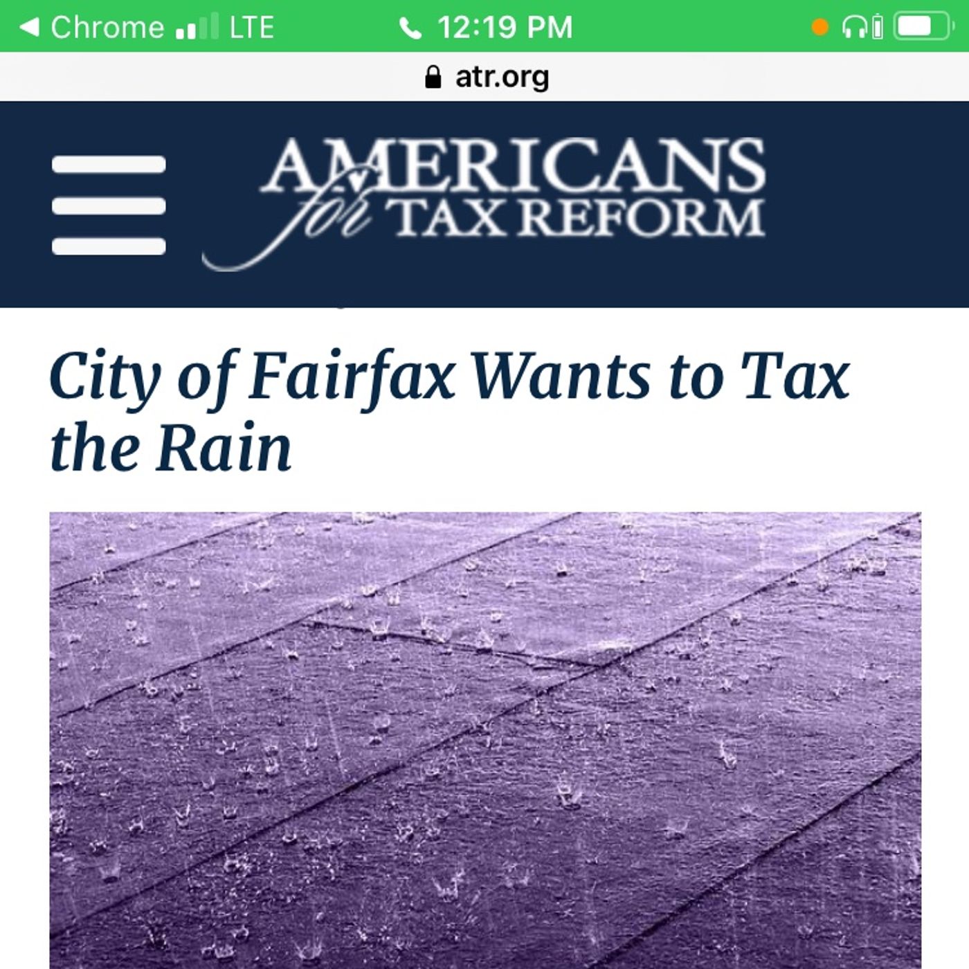 Fairfax Virginia is about to start changing a rain tax episode artwork