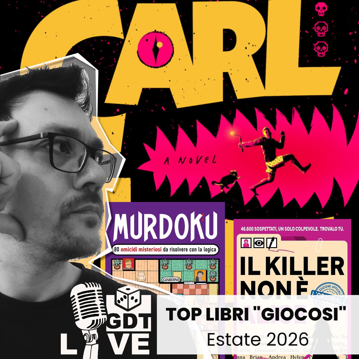 Guida ai libri "giocosi" per l'estate 2026: Dungeon Crawler Carl, Murdoku, Il killer non è alice, La nave di Teseo. episode artwork