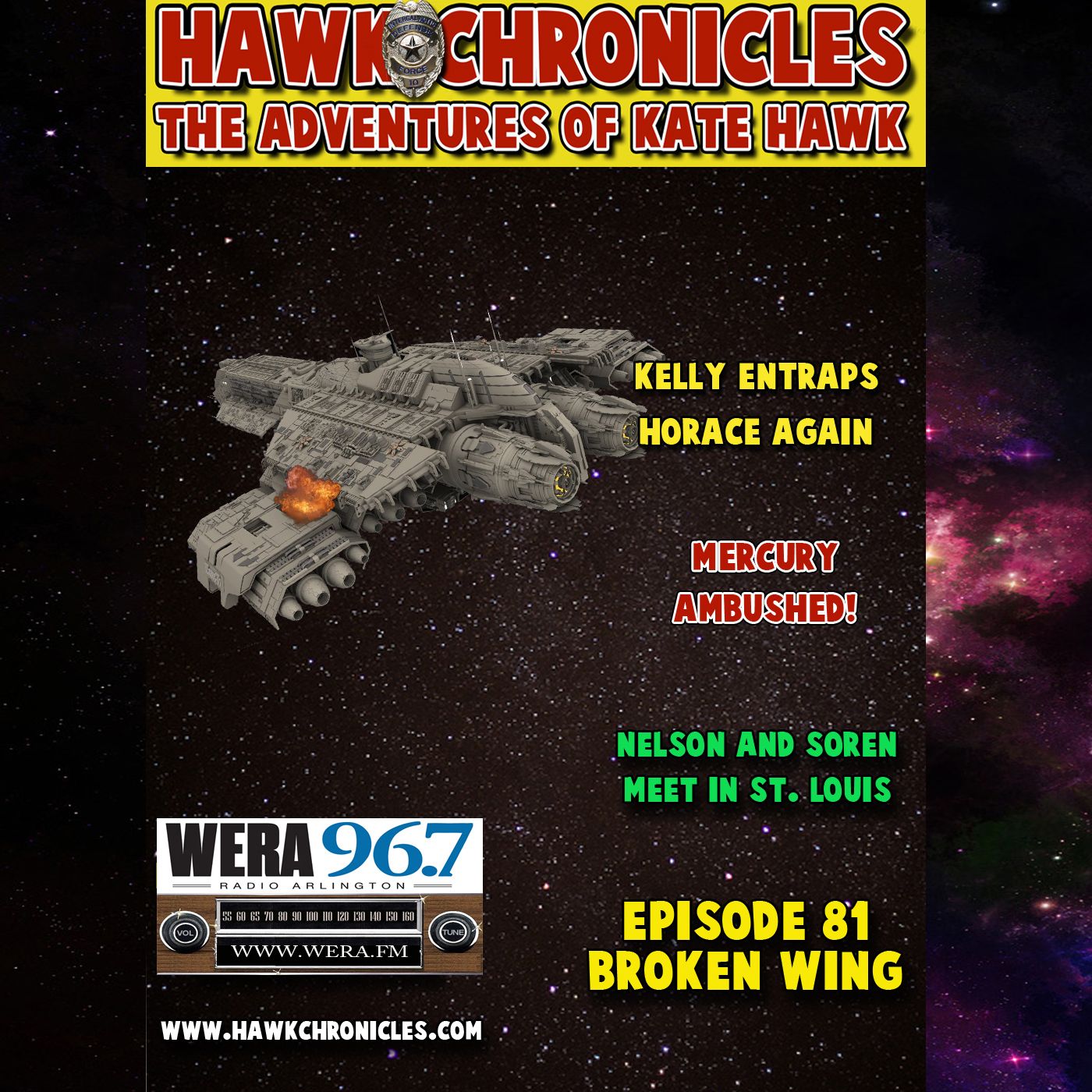 Episode 81 Hawk Chronicles "Broken Wing" episode artwork