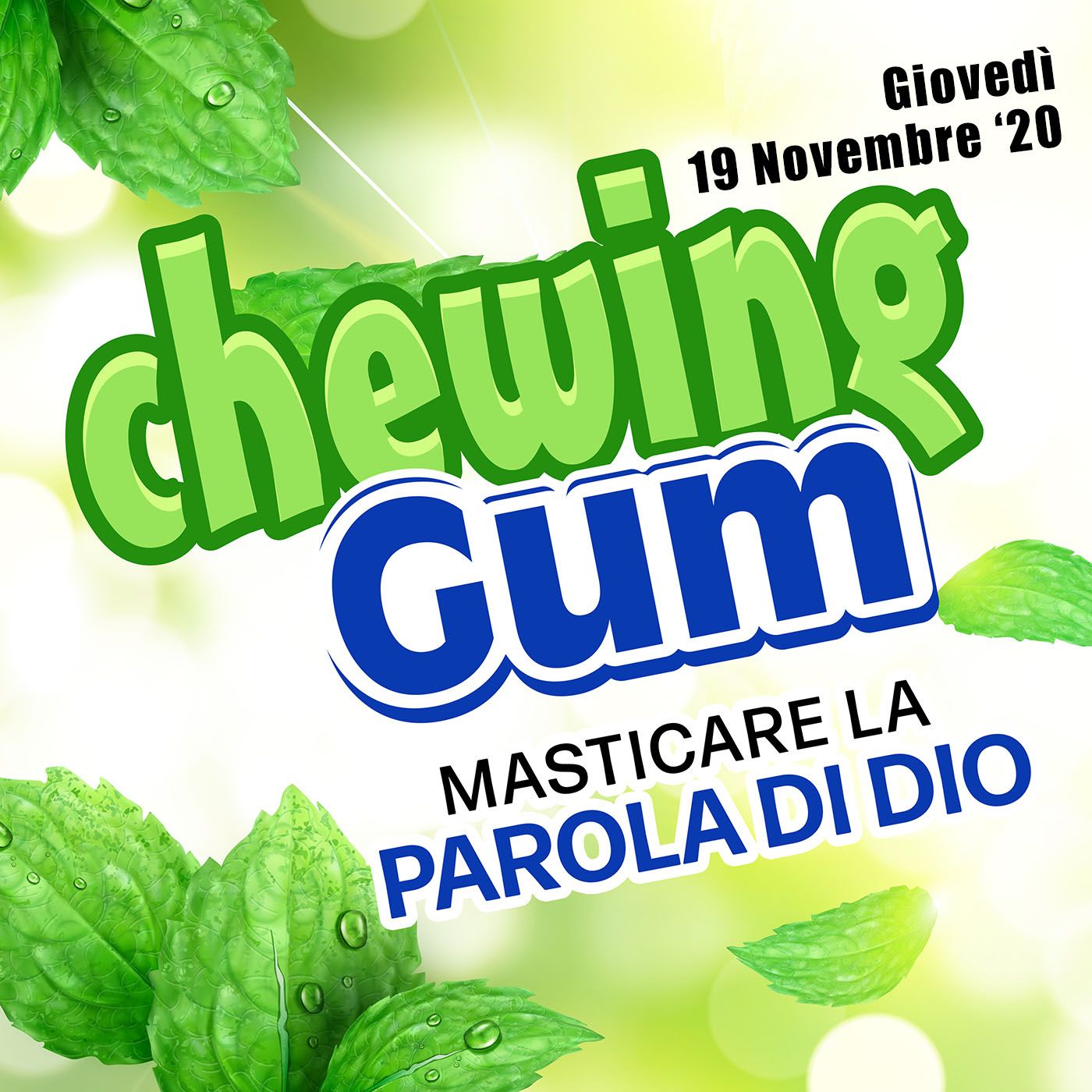 Giovedì 19 Novembre 2020 - Non essere indifferente!