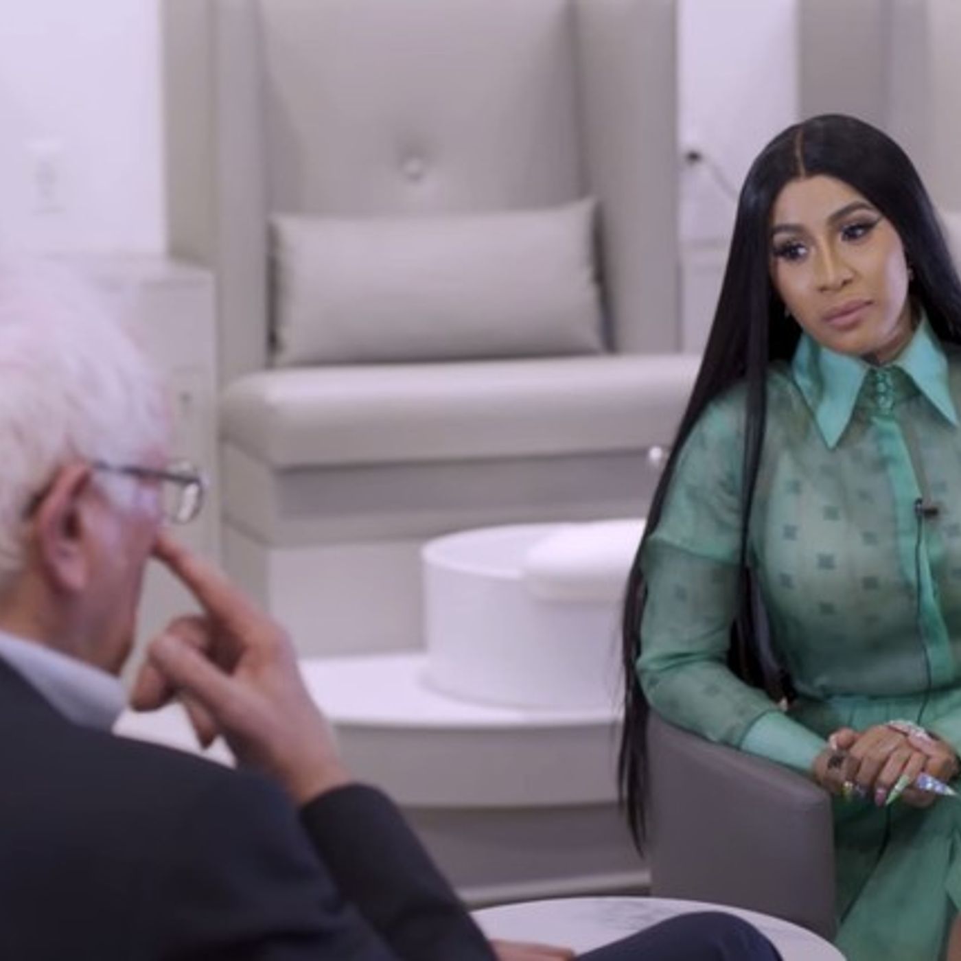 Cardi B Interviews Bernie