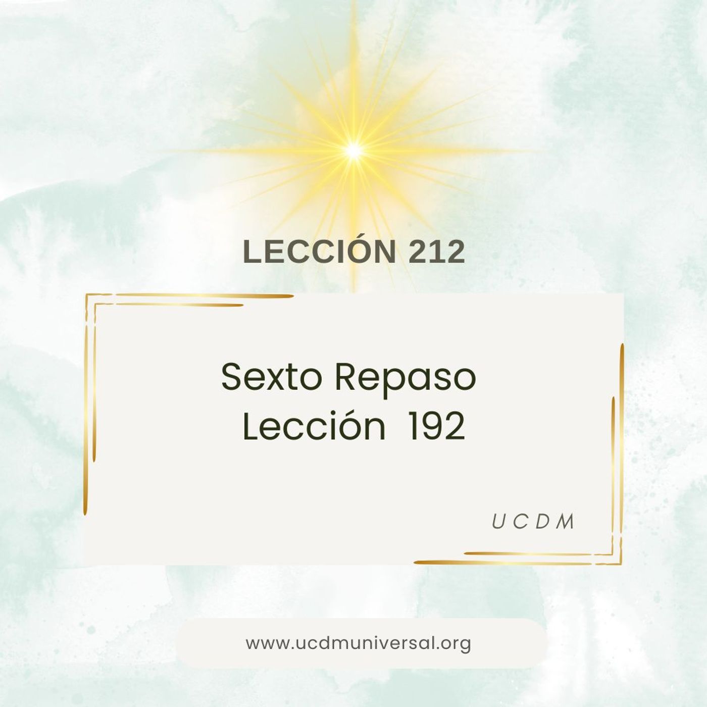 UCDM Universal LECCIÓN DEL DÍA