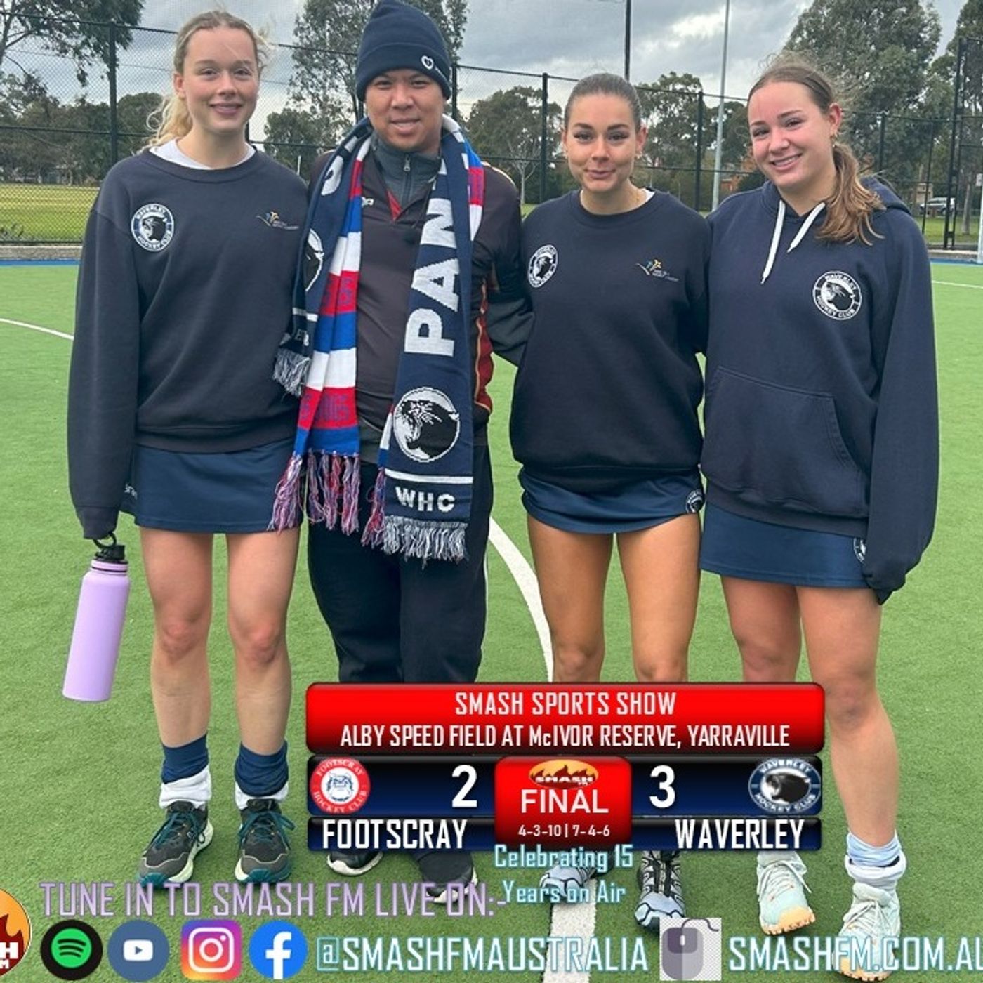 SSS15THYR: Waverley Hockey WPL Post Game Interviews with Ryan Sisters 260725