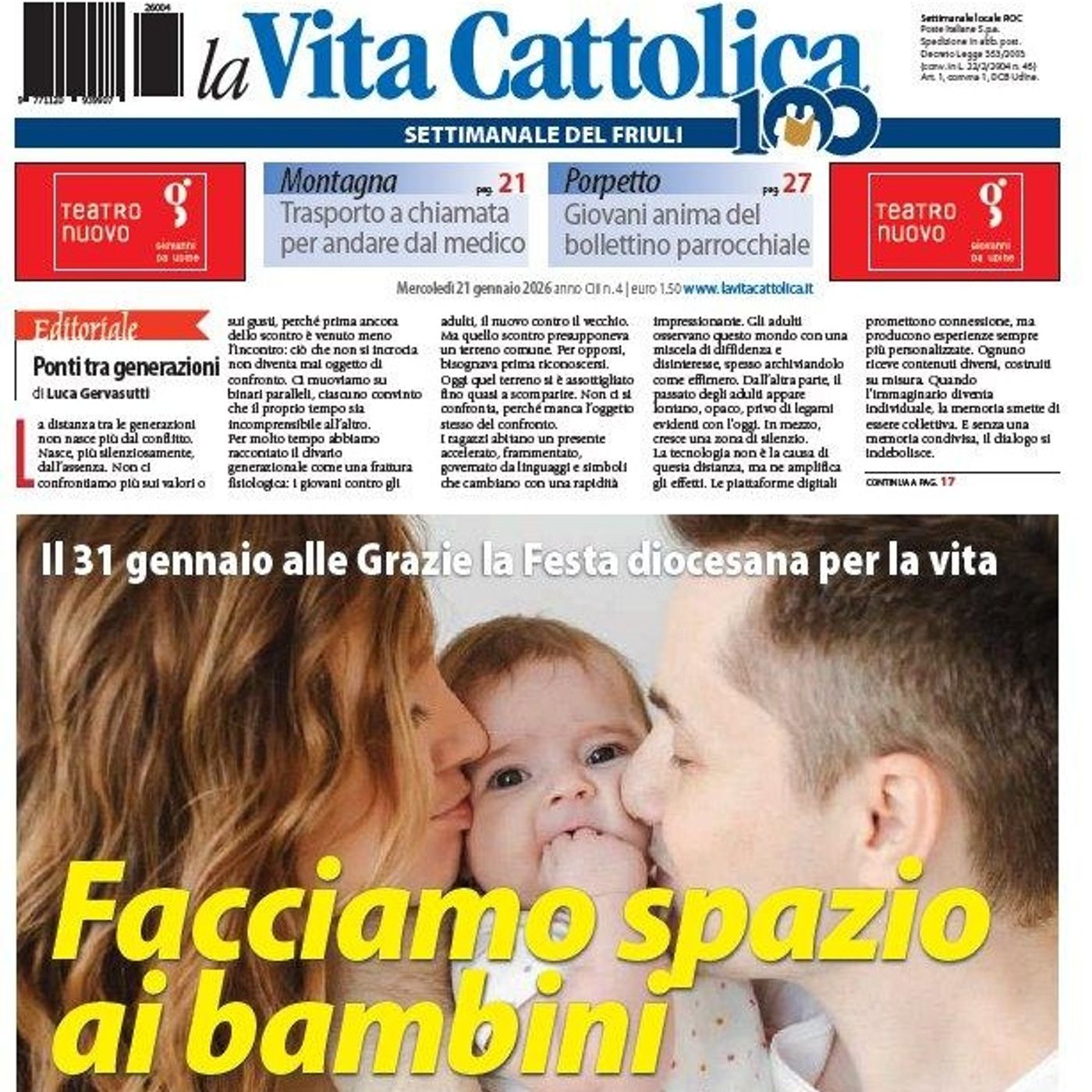 La Vita Cattolica in edicola del 22/01/2026 episode artwork