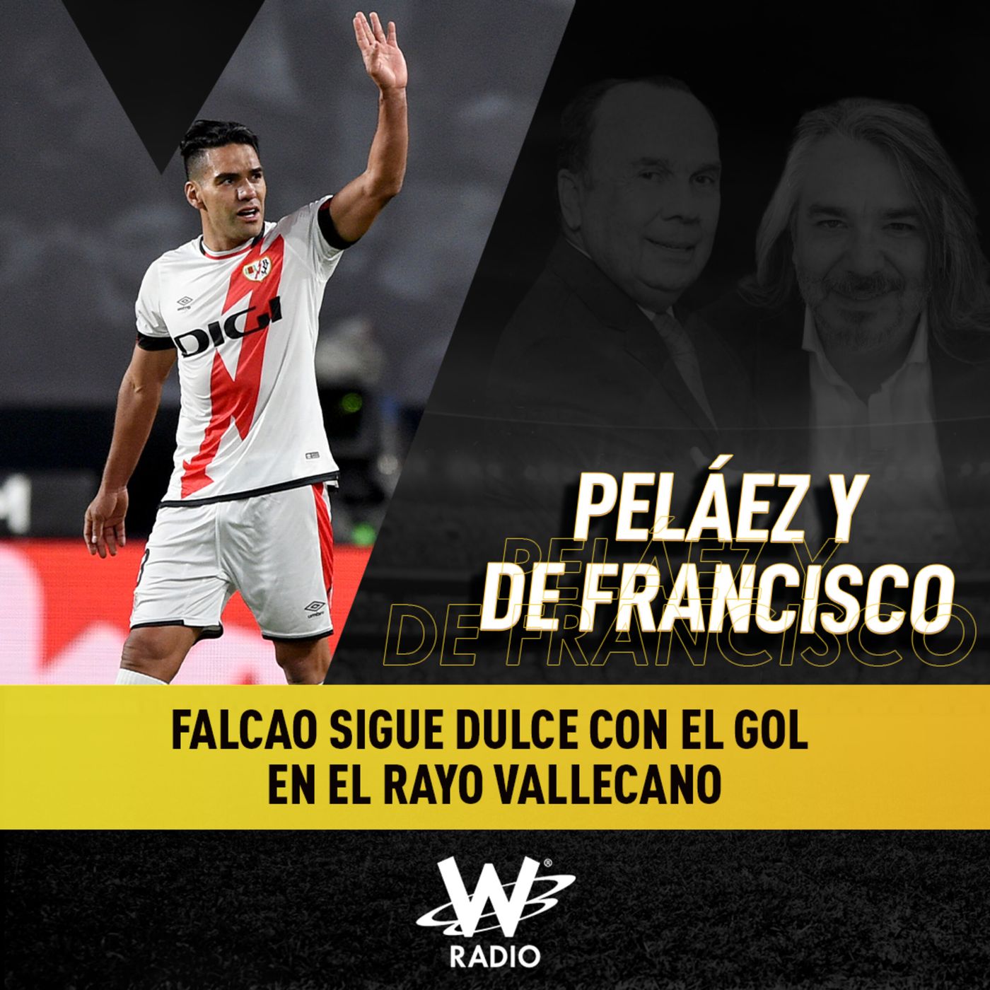 Continúa la racha de Falcao con el Rayo Vallecano