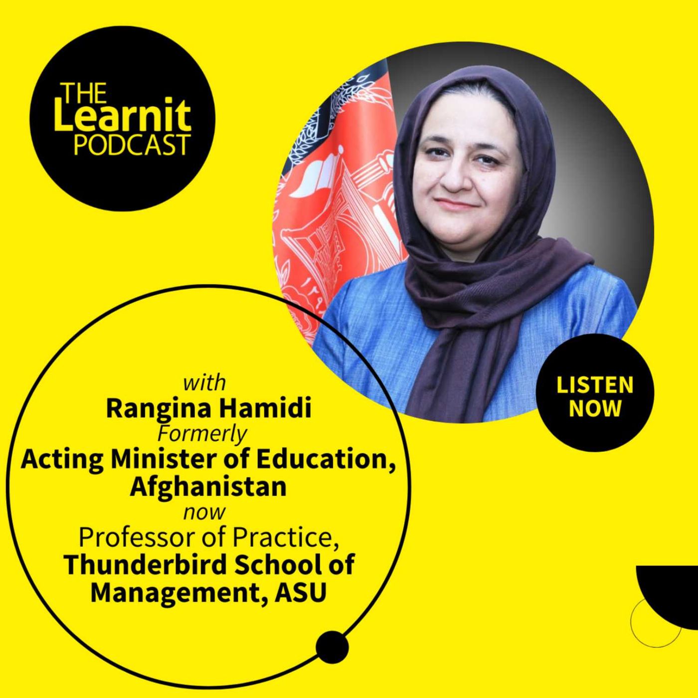 #36, Rangina Hamidi, Former Acting Minister of Education: Affecting Change From Outside the System