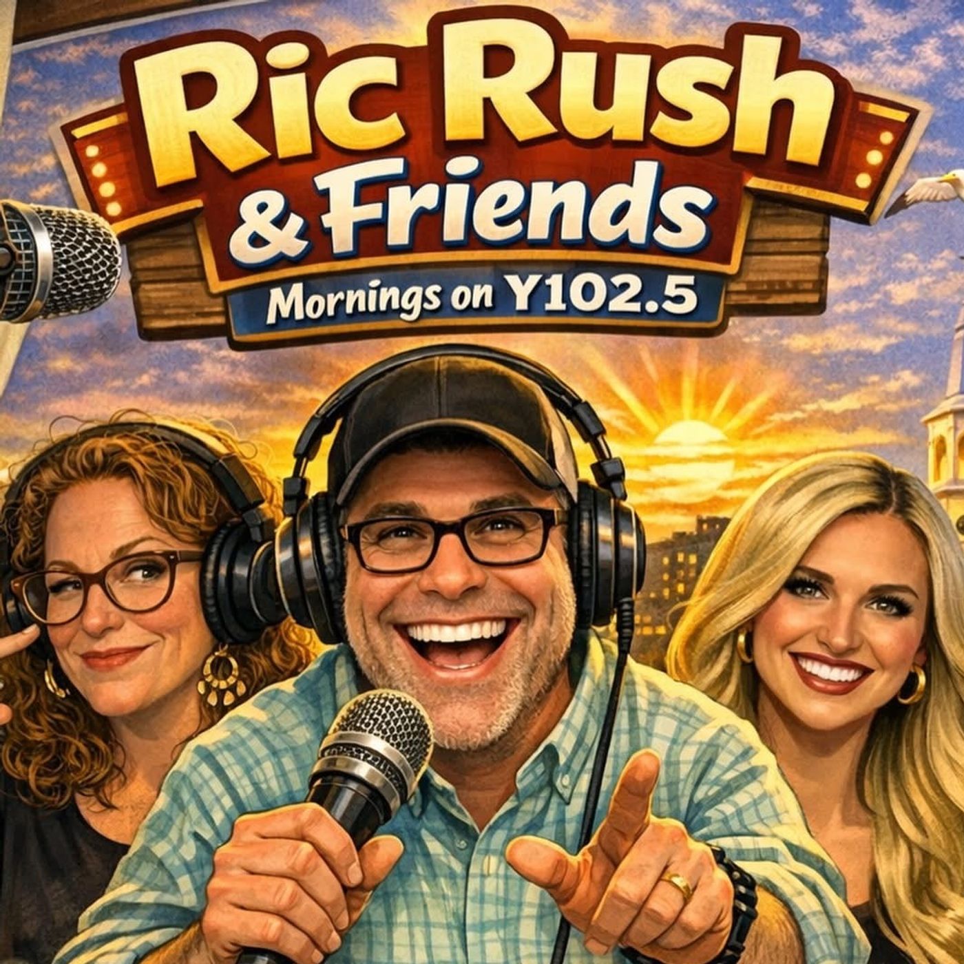 Ric Rush and Friends In The Morning podcast artwork
