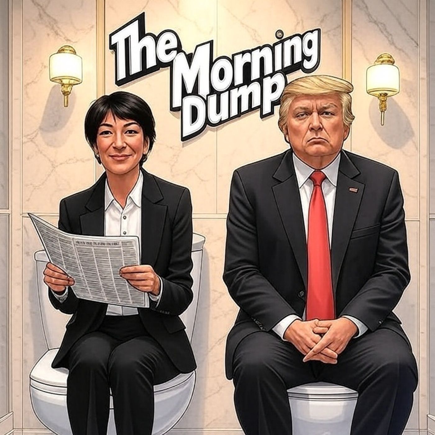 NWJ608- The Morning Dump w/Mel: Ghislaine Exonerates Trump, The United States of Israel, Gaza & More