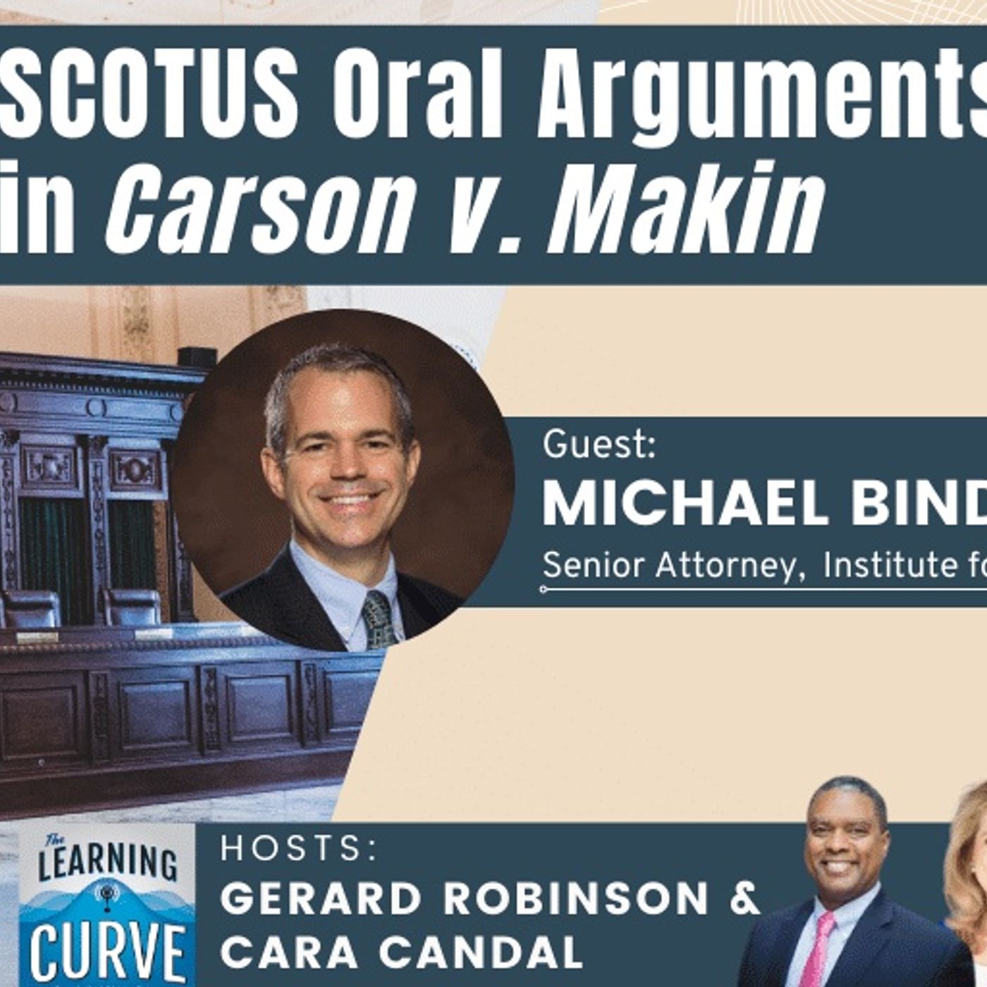 Institute for Justice’s Michael Bindas on the SCOTUS Oral Arguments in Carson v. Makin episode artwork