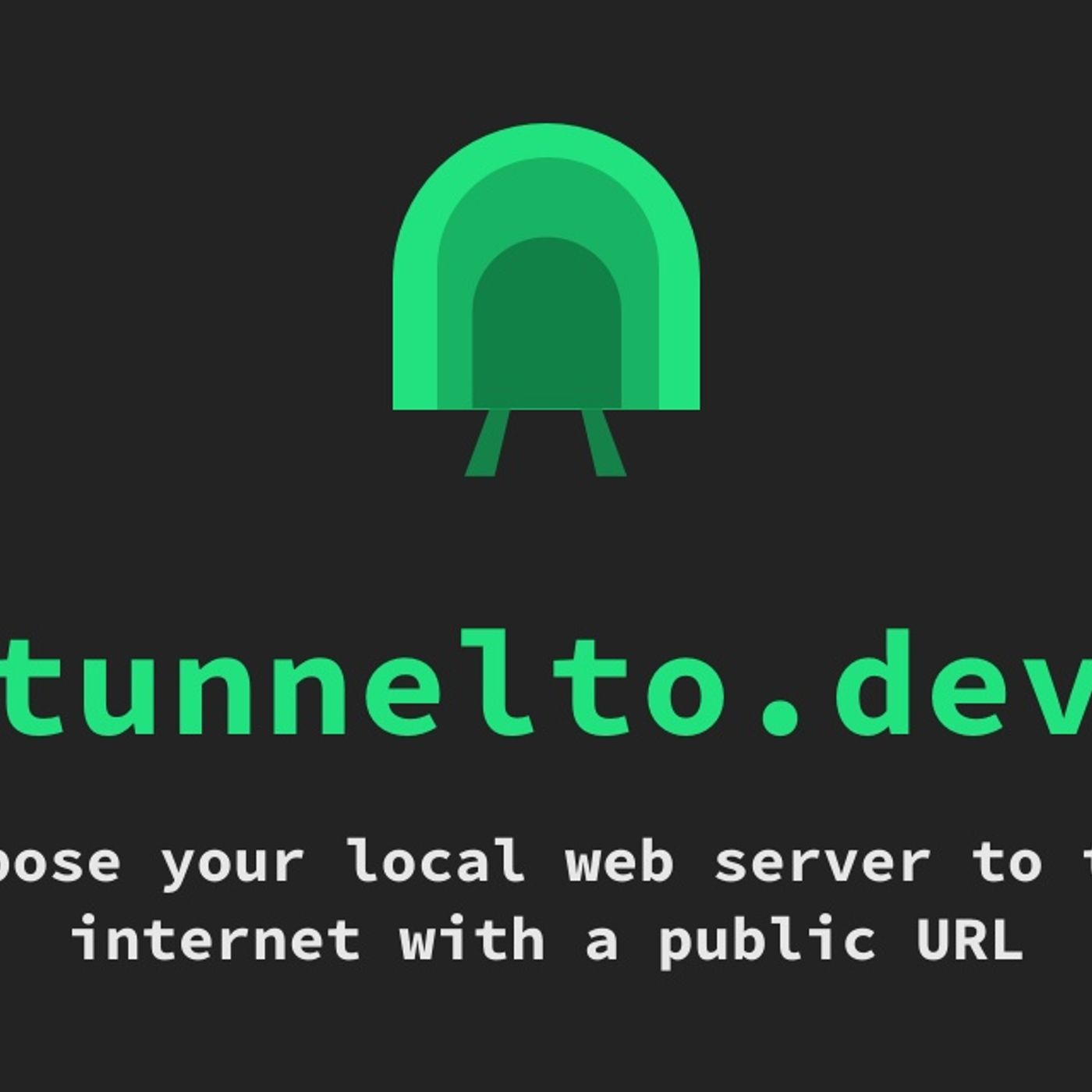 GitHub - agrinman/tunnelto: Expose your local web server to the internet with a public URL.