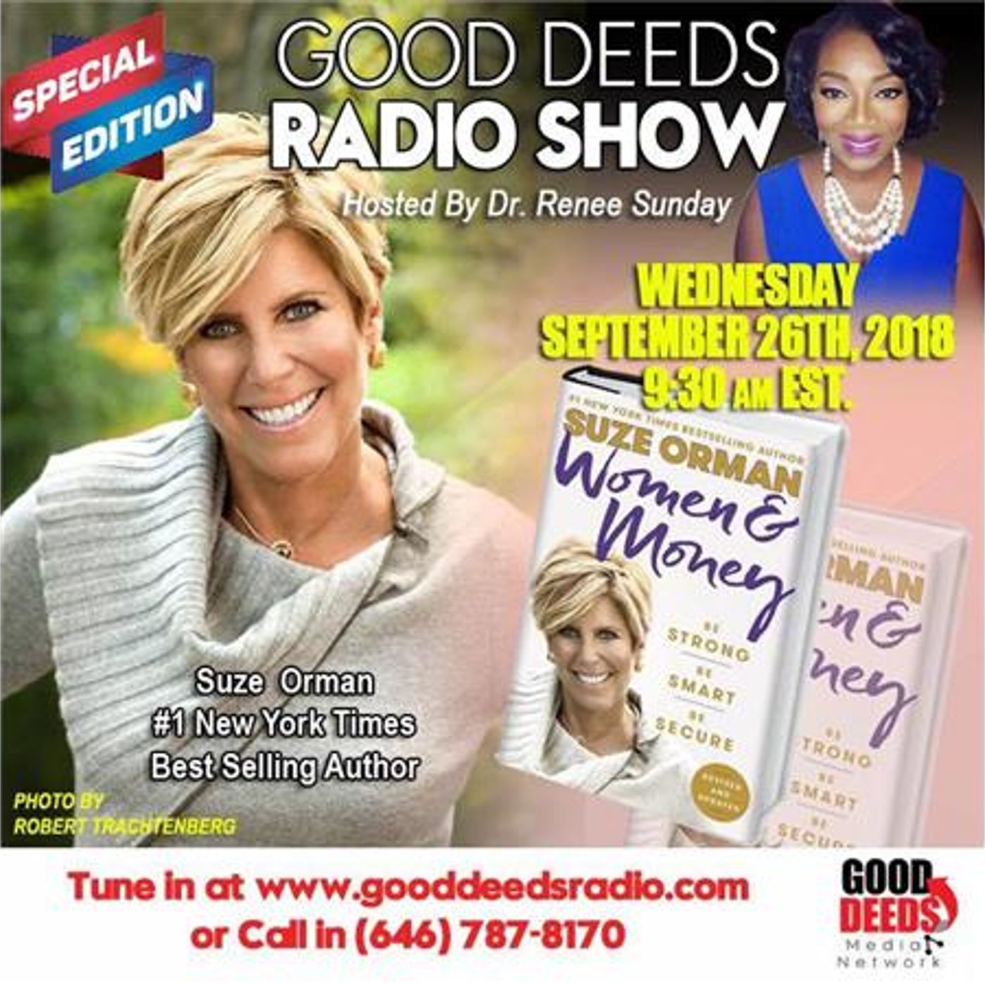 #1 New York Times Mega Bestselling Author Suze Orman graces us on GD episode artwork