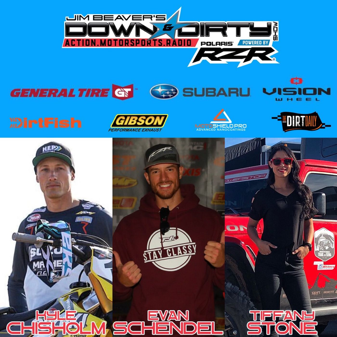 #370 – Kyle Chisholm, Tiffany Stone, & RZR’s Evan Schendel On Air! episode artwork