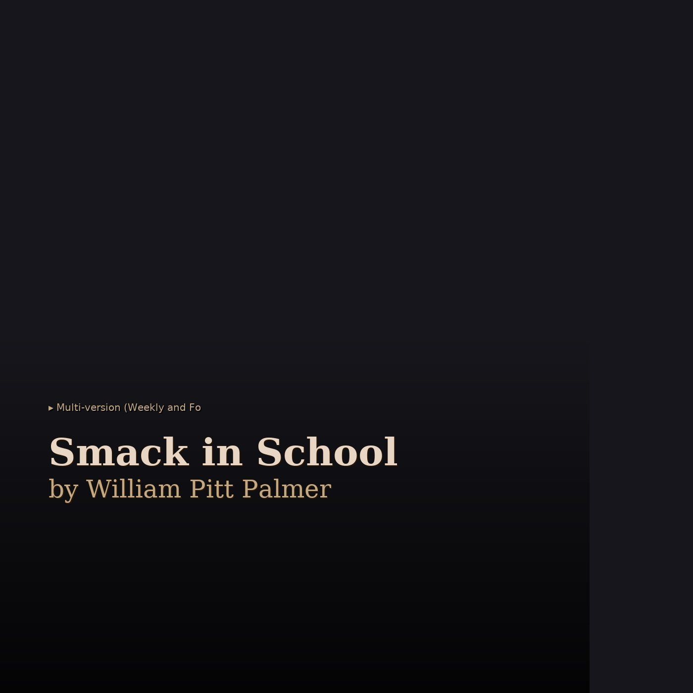 Smack in School