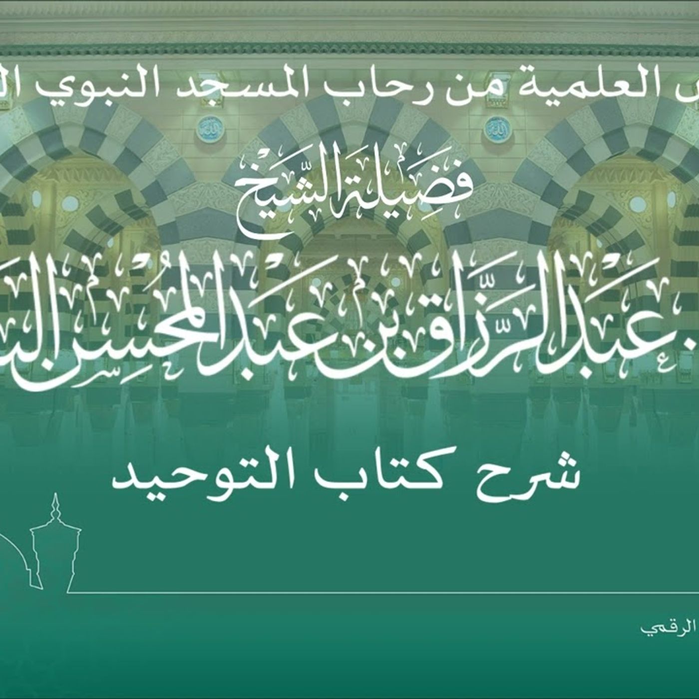 31 - الدروس العلمية لفضيلة الشيخ أ. د. عبدالرزاق بن عبدالمحسن البدر - كتاب التوحيد episode artwork