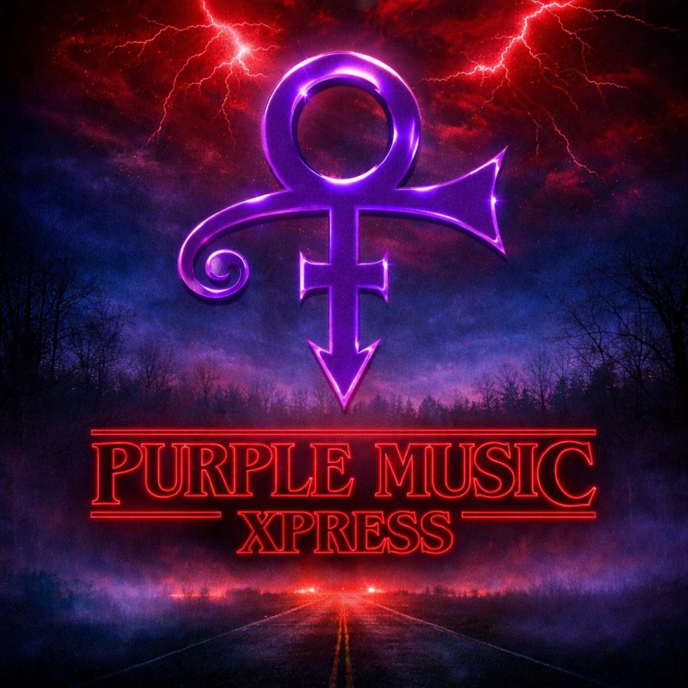 Purple Music Xpress - Prince en Stranger Things episode artwork