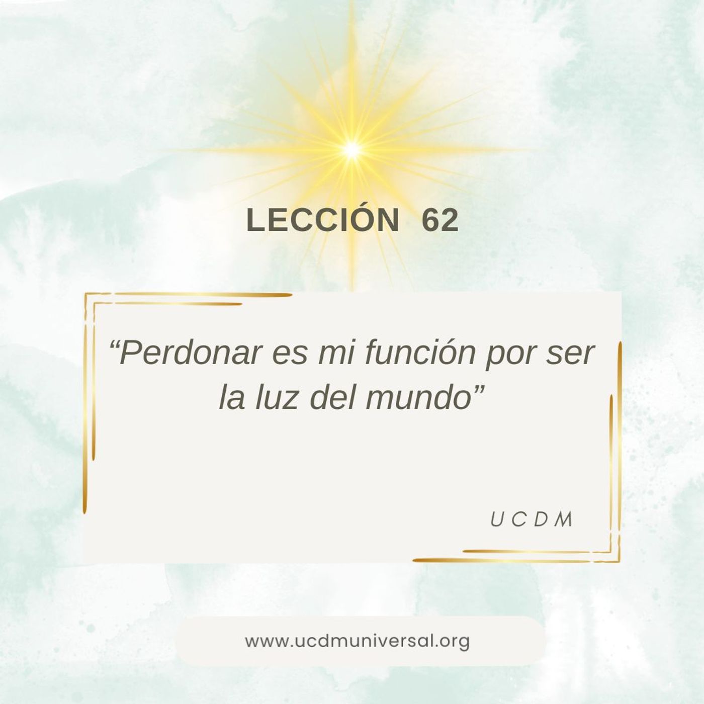 UCDM Universal LECCIÓN DEL DÍA
