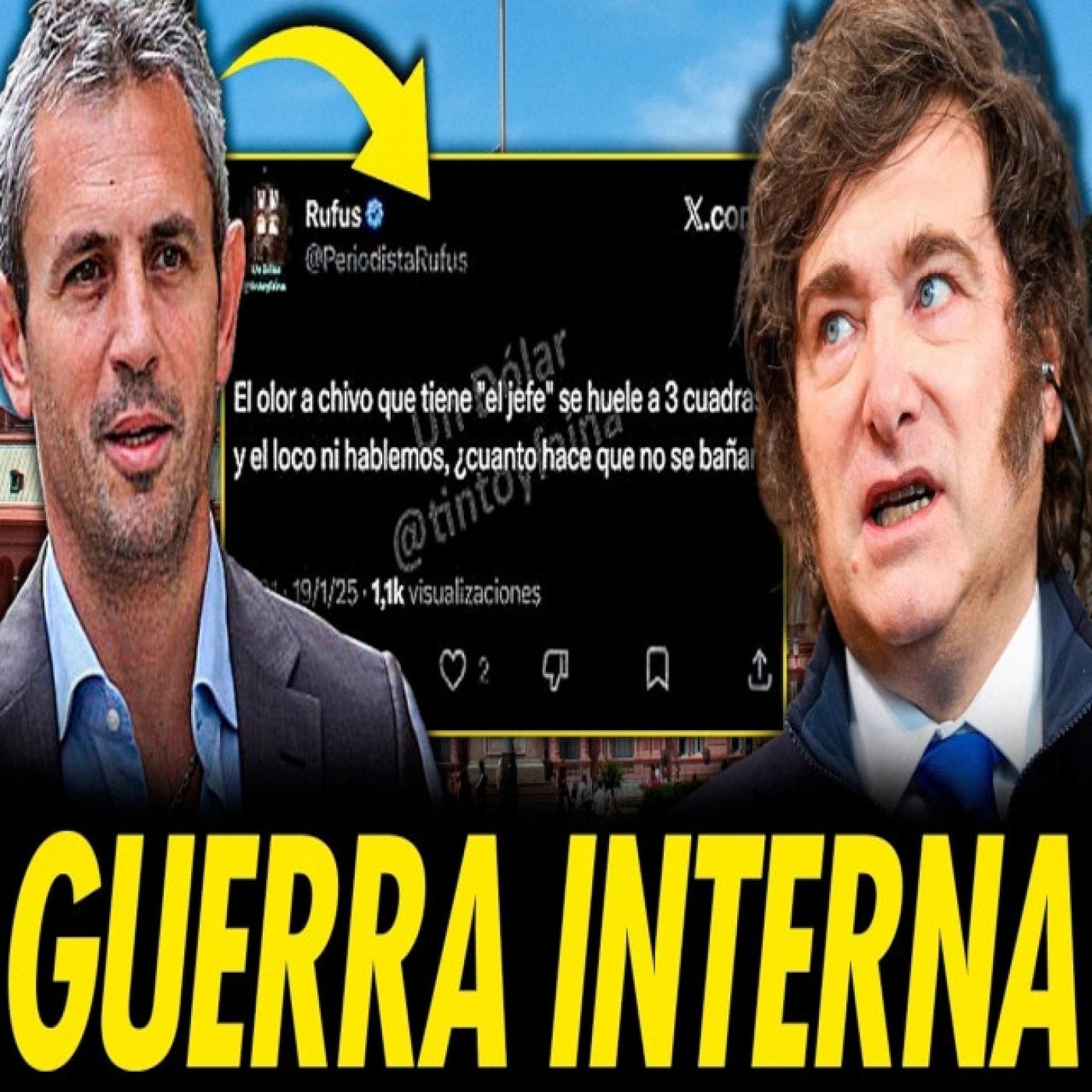 LUCHA INTERNA EN EL PARTIDO DE MILEI: PILLAN A MARTÍN MENEM INSULTANDO A SUS COMPAÑEROS episode artwork