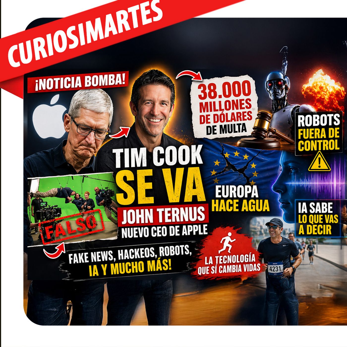 🚨 El fin de una era en Apple, fake news por todos lados y robots fuera de control CuriosiMartes 273