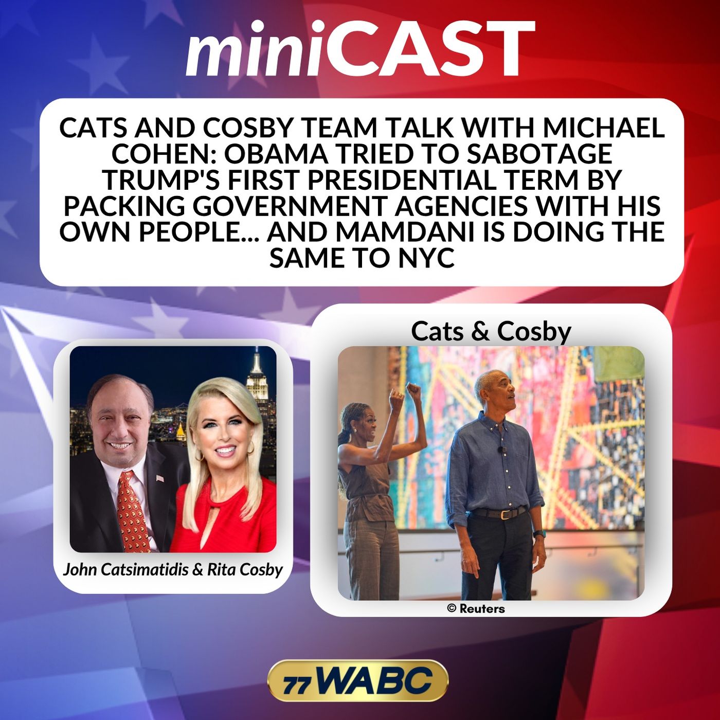 Team Talk with Michael Cohen: Obama Tried to Sabotage Trump's First Presidential Term by Packing Government Agencies with His Own People episode artwork