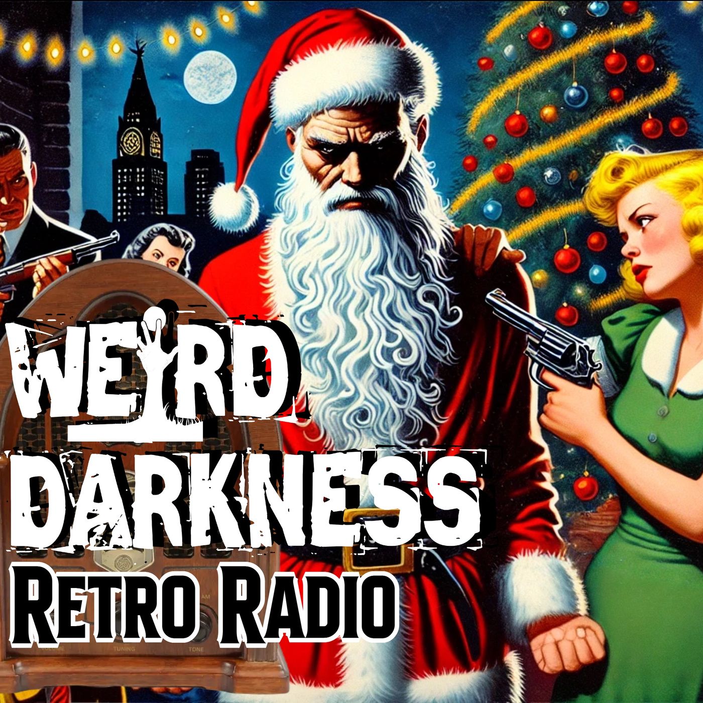 Vincent Price stars in “NINETEEN SANTA CLAUSES!”: 11 #RetroRadio Stories! EP0290 #WeirdDarkness - podcast episode cover