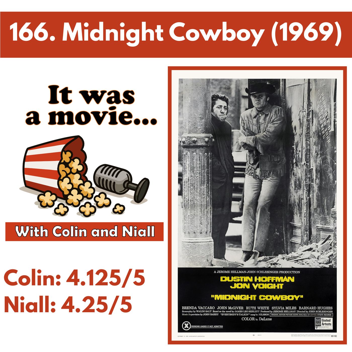 166. Midnight Cowboy (1969) episode artwork