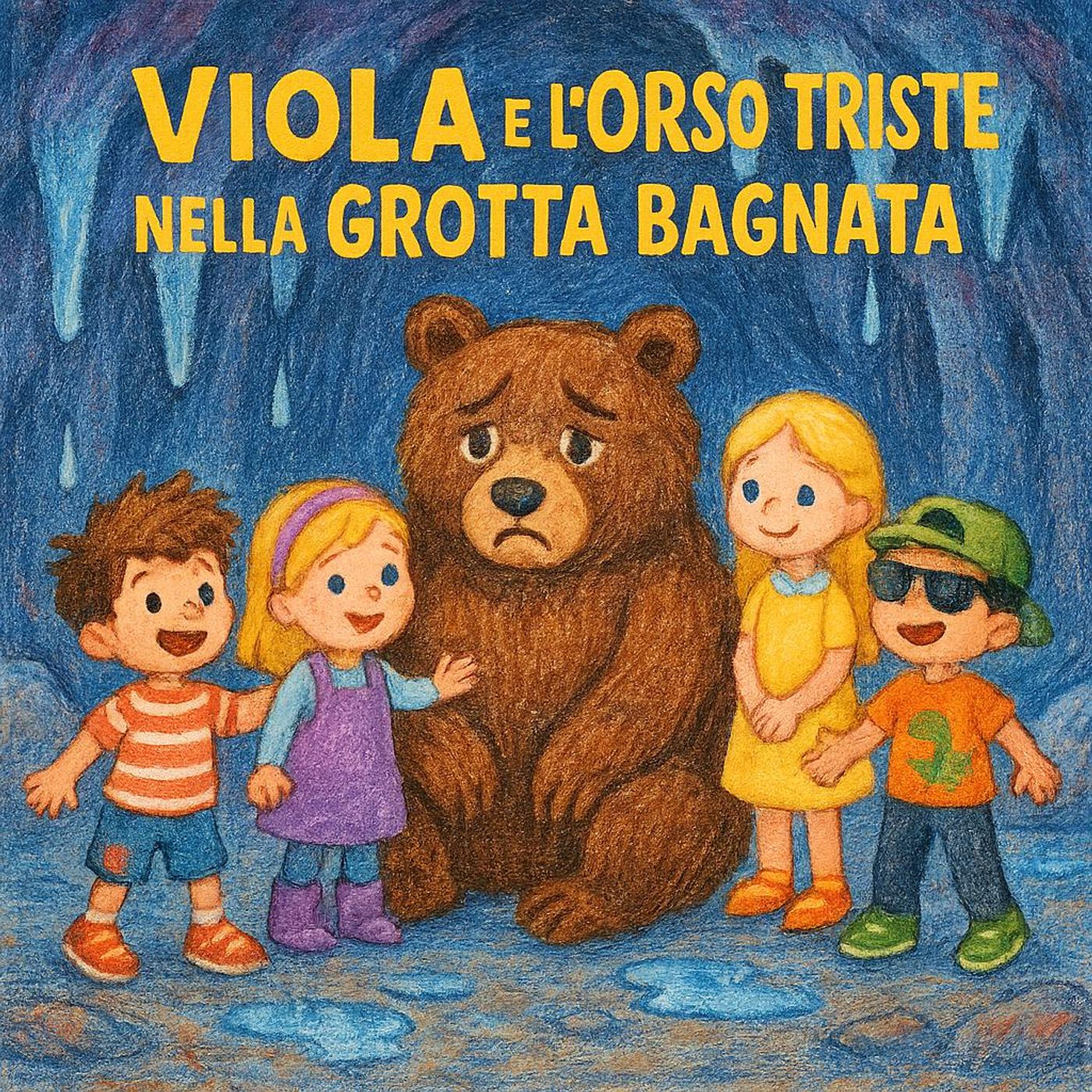 Viola e l'Orso Triste nella Grotta Bagnata