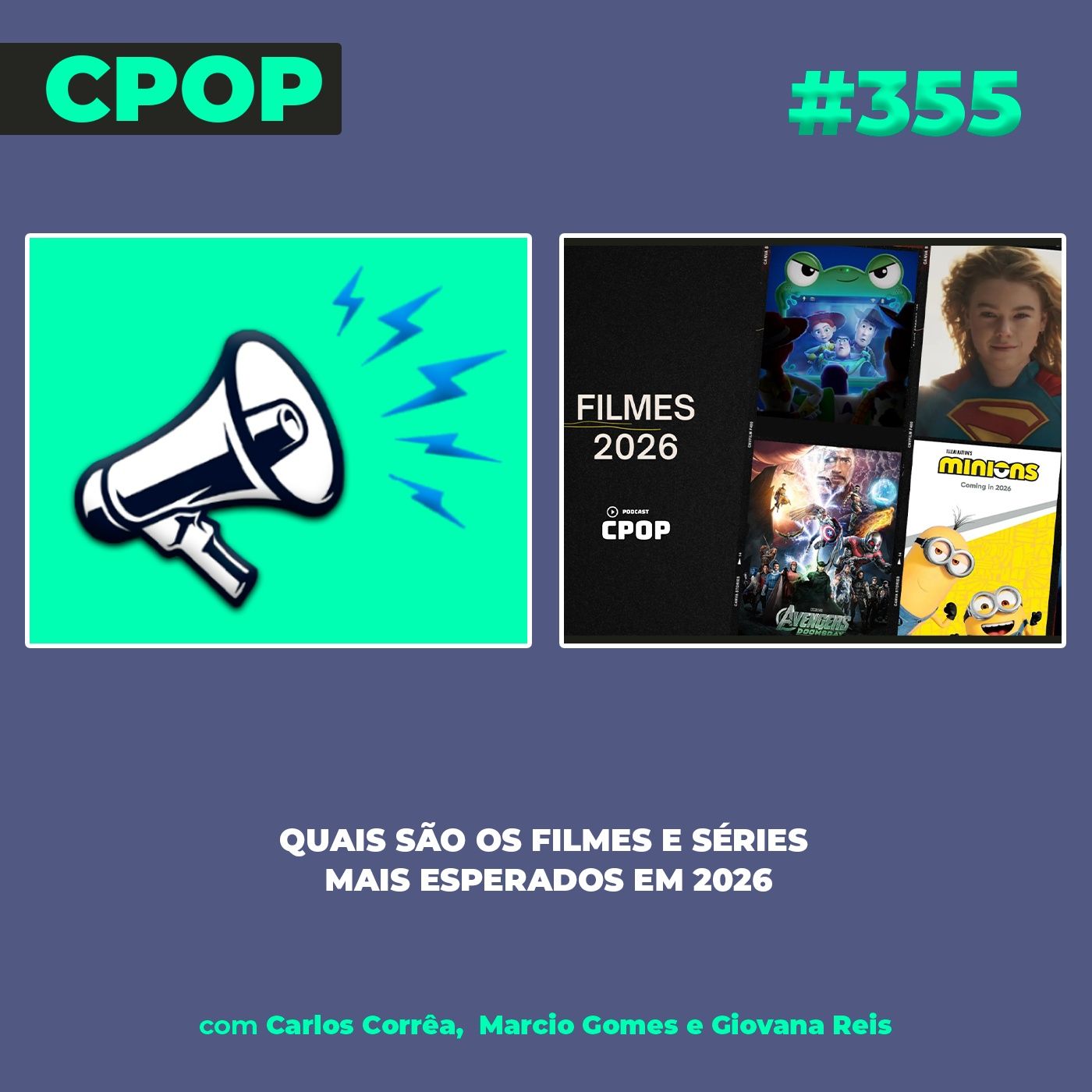 #355: Quais são os filmes e séries mais esperados em 2026