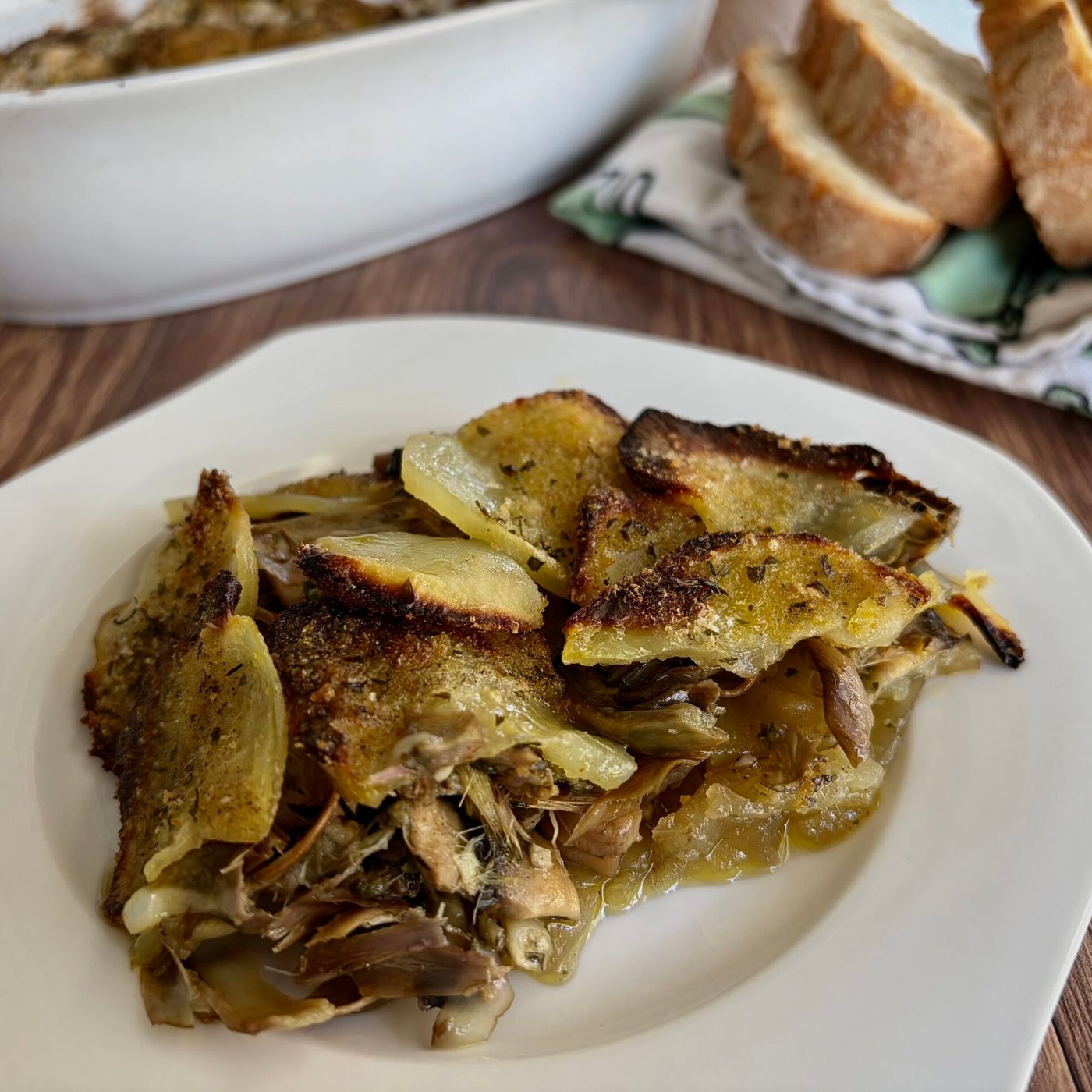 Patate, Funghi e Carciofi al Forno: Ricetta Croccante e Facile
