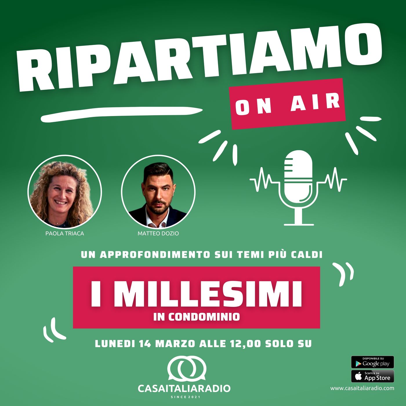 Tabelle millesimali - RIPARTIAMO ONAIR a cura di Paola Triaca e Matteo Dozio