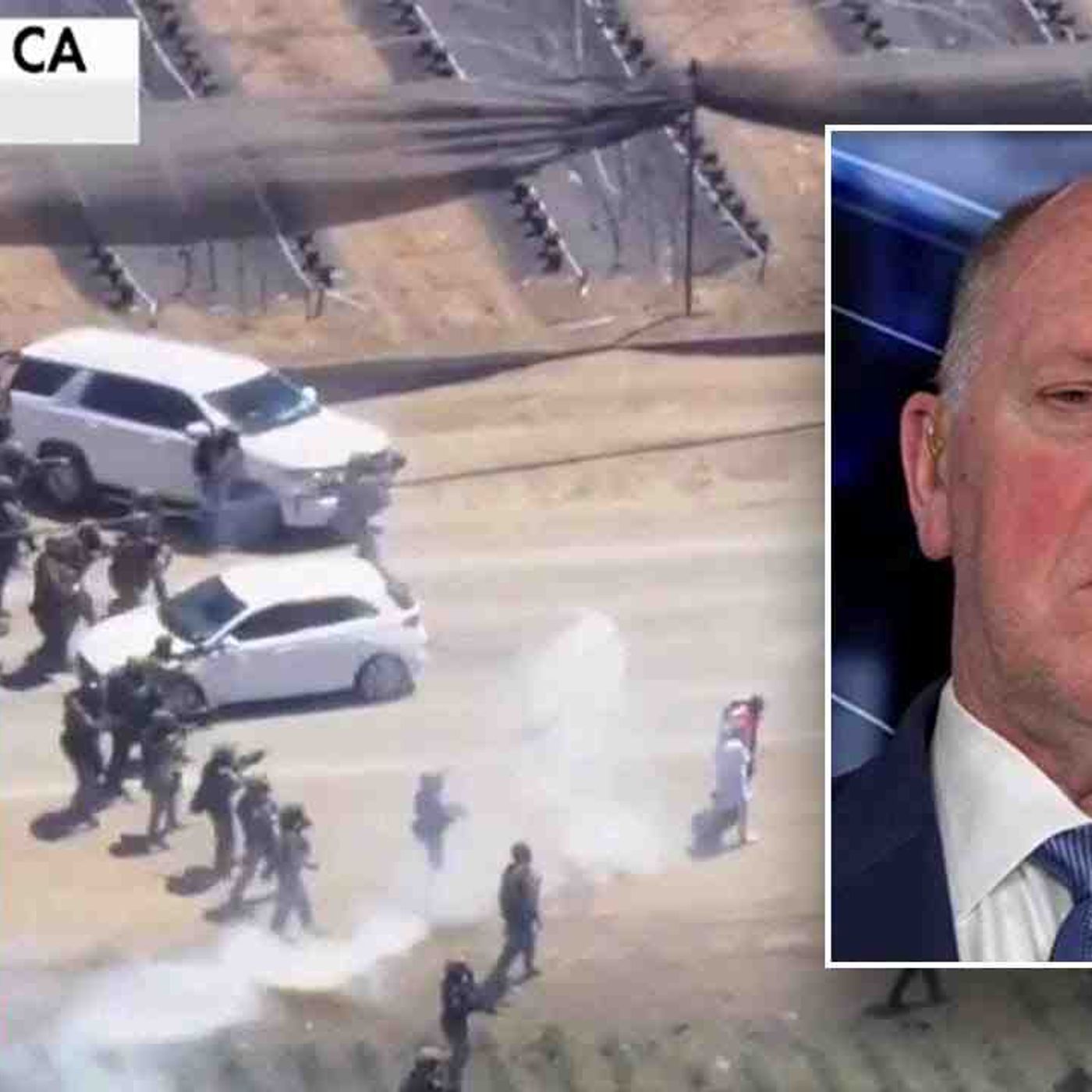 Protesters CLASH with ICE during raid_ Homan responds episode artwork