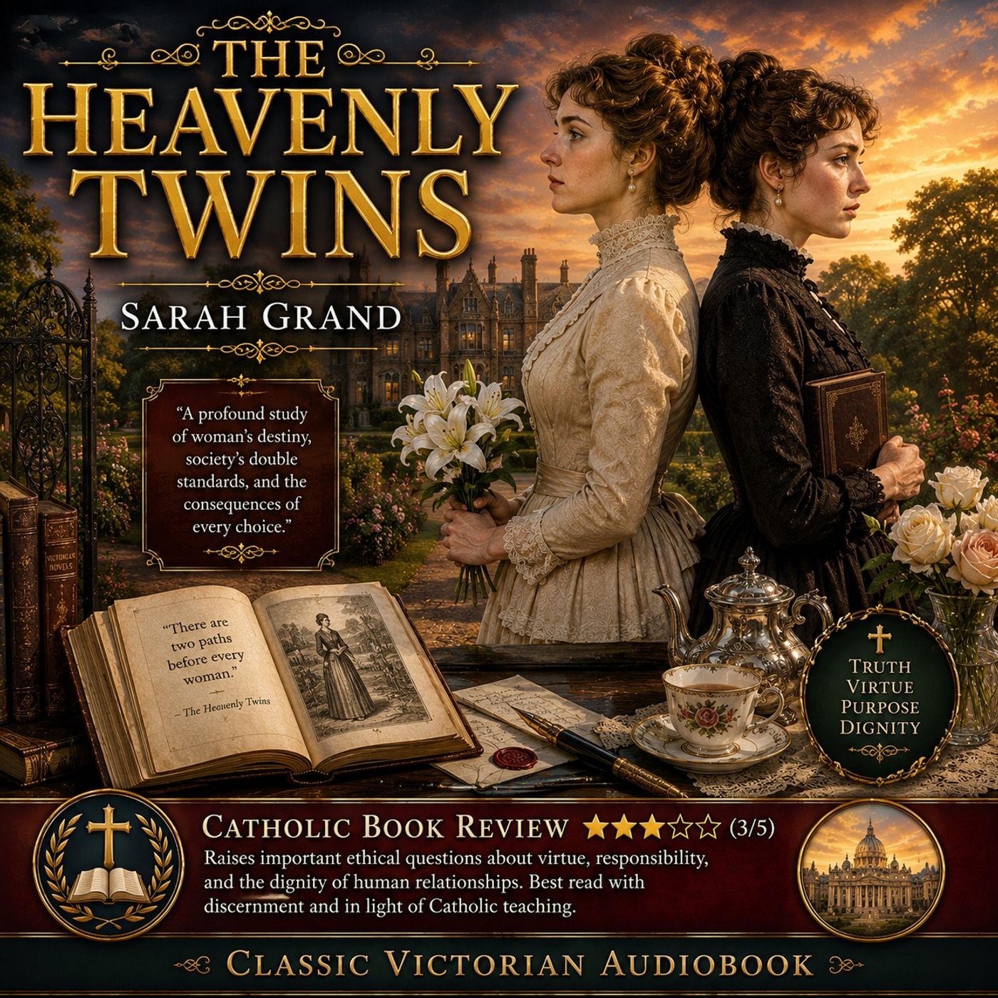 The Heavenly Twins by Sarah Grand | Classic Victorian Novel Audiobook Part 1