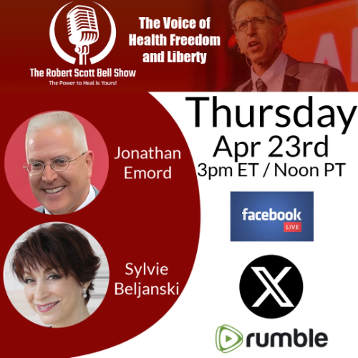 Jonathan Emord, Arizona Statement, GRAS Reform, EPA Glyphosate Lawsuit, Sylvie Beljanski, Integrative Cancer Solutions - The RSB Show 4-23-2 episode artwork