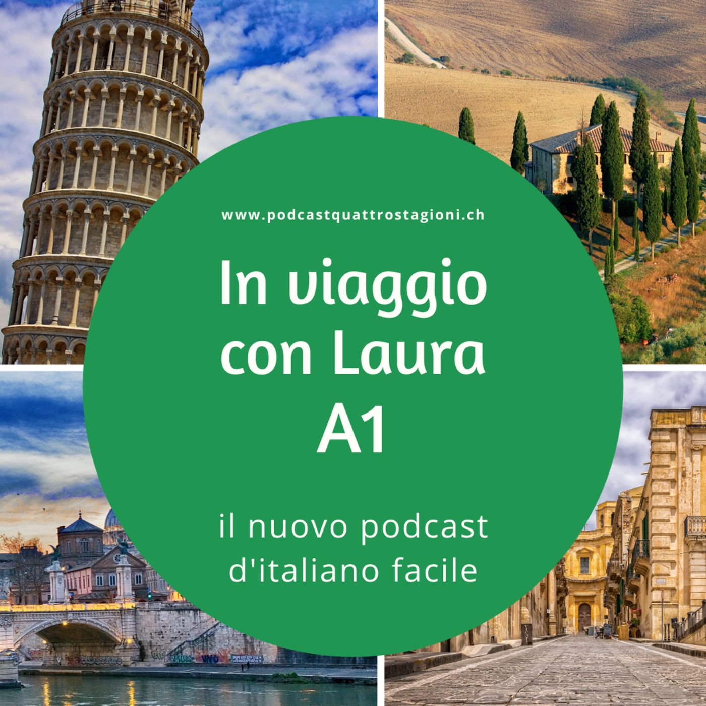 Italian Podcast italiano facile Quattro Stagioni con Laura, by Alessandra Pasqui - Podart