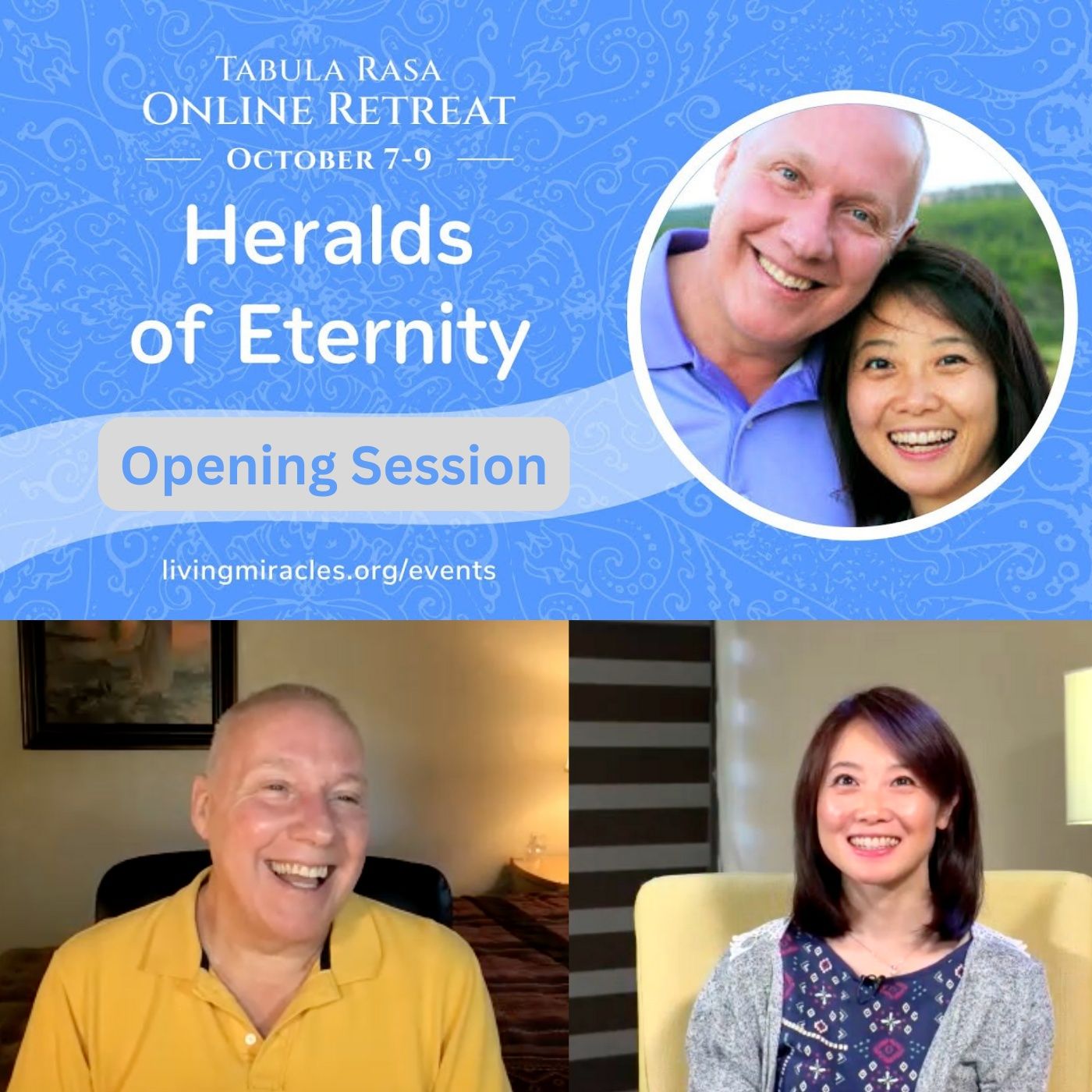 Opening Session - Heralds of Eternity - Tabula Rasa Online Retreat with David Hoffmeister and Frances Xu episode artwork