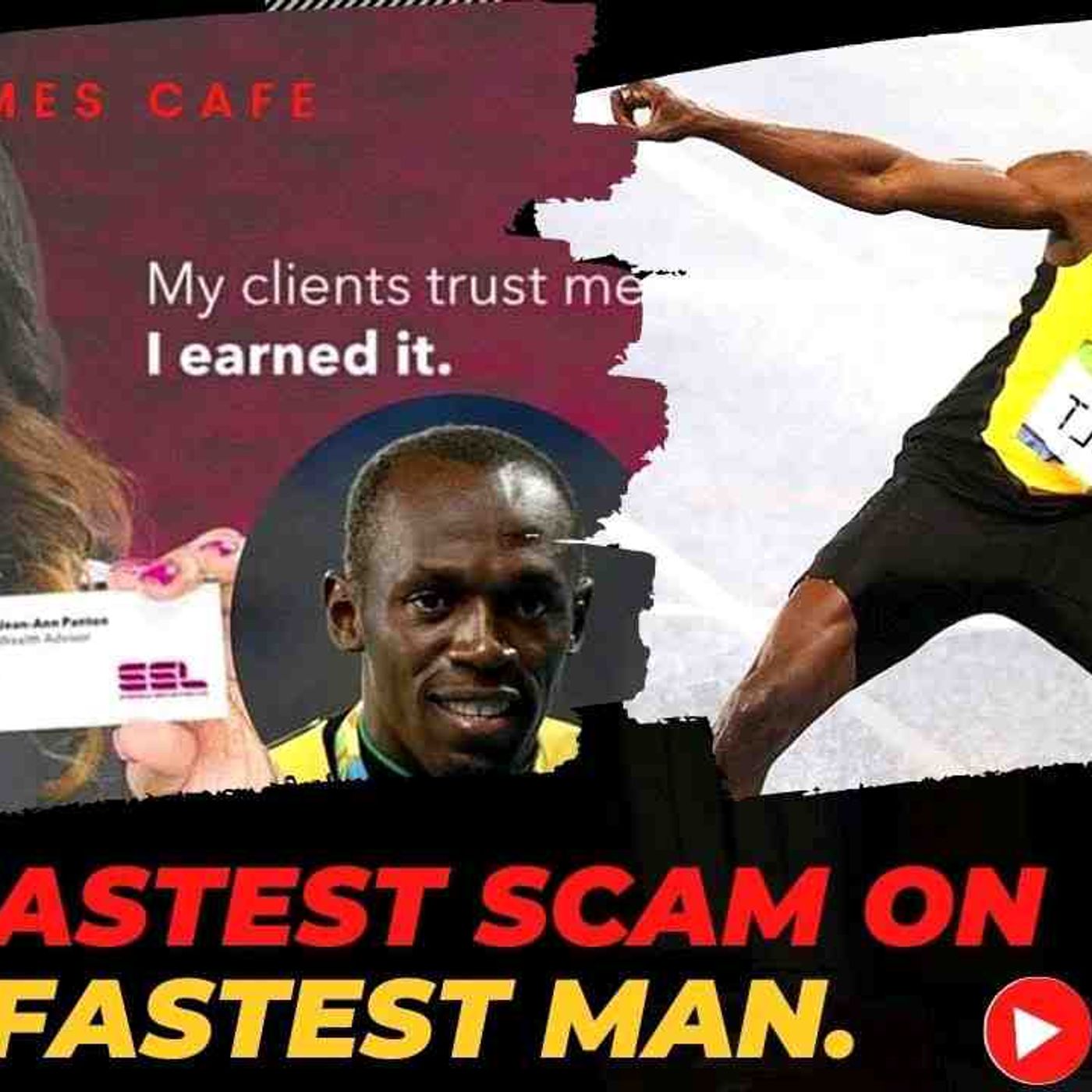 She stole USAIN BOLT_s money. Fastest scam on Fastest Man. episode artwork