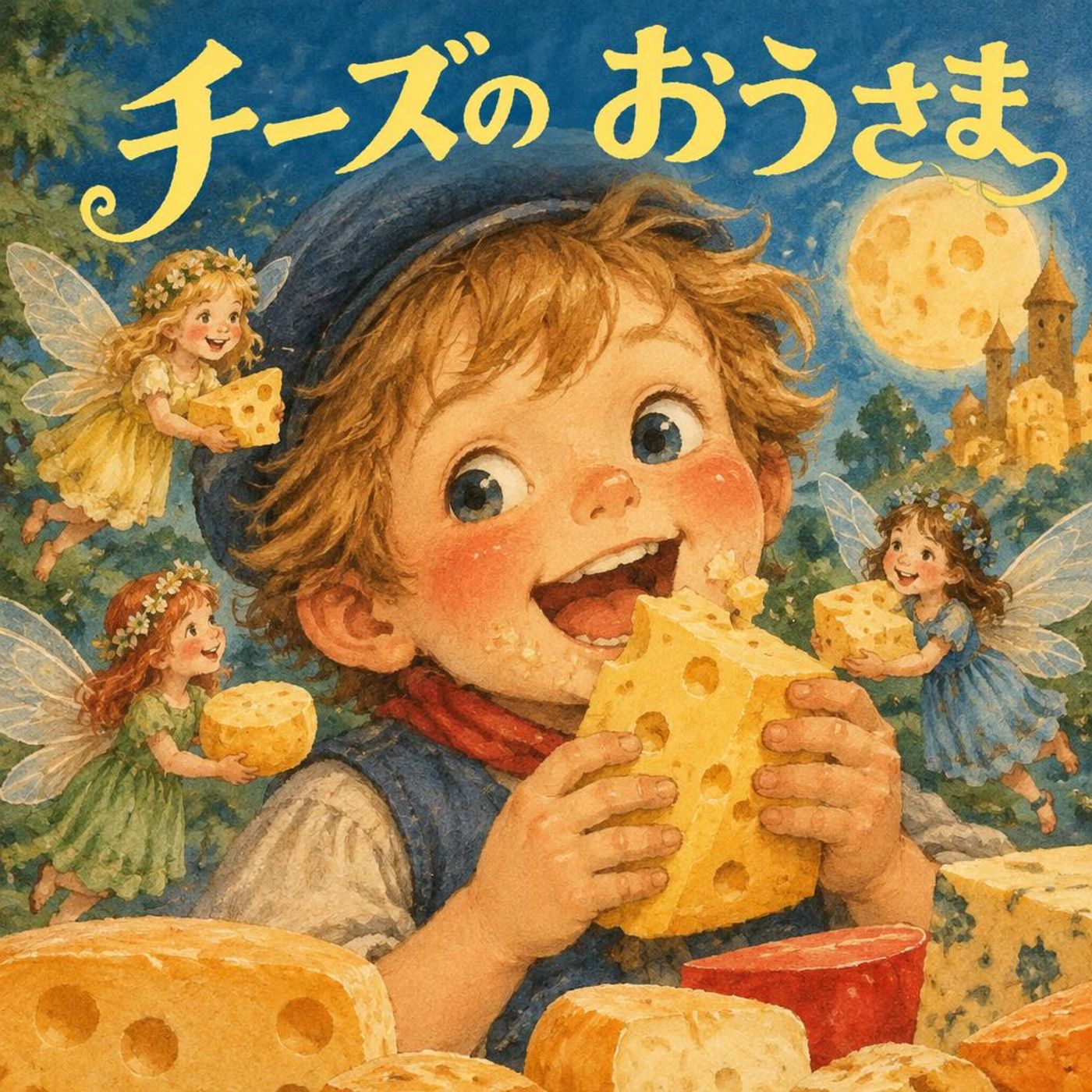 チーズが大好きな少年のひみつ！？欲張りクラウスと夜の妖精のチーズ館 ｜【オランダ民話】 episode artwork