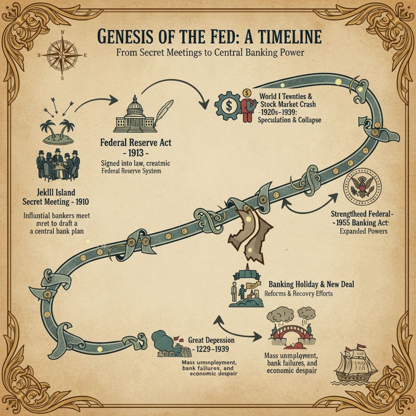 The Jekyll Island Conspiracy: How the Fed Was Born in Shadows