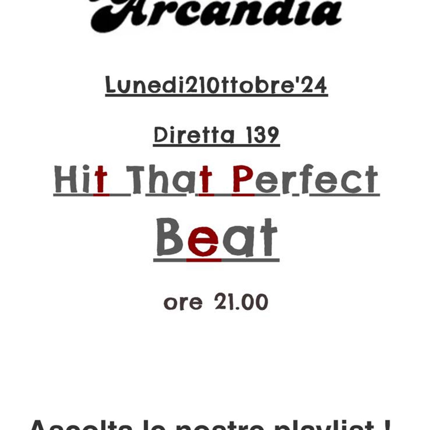 DIRETTA 139 Hit That Perfect Beat episode artwork
