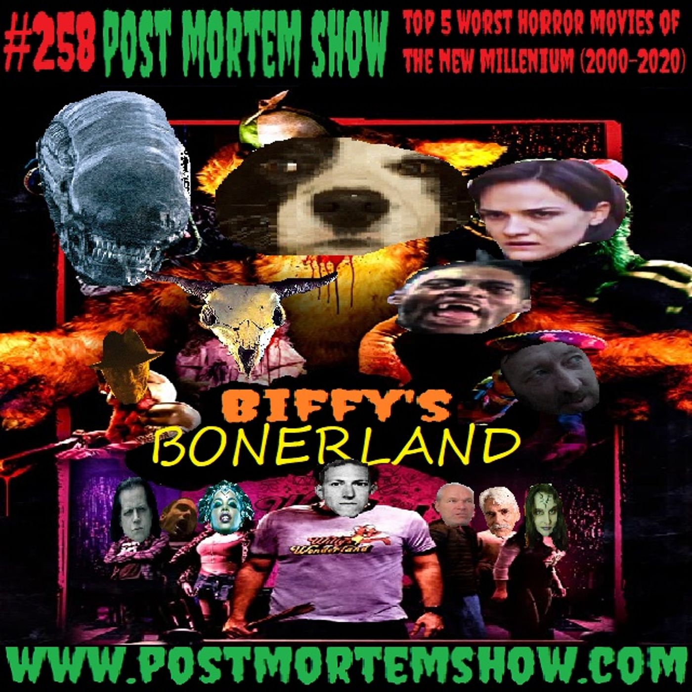 e258 - Biffy's Bonerland (Top 5 Worst Horror Movies of the New Millenium 2000-2020) episode artwork