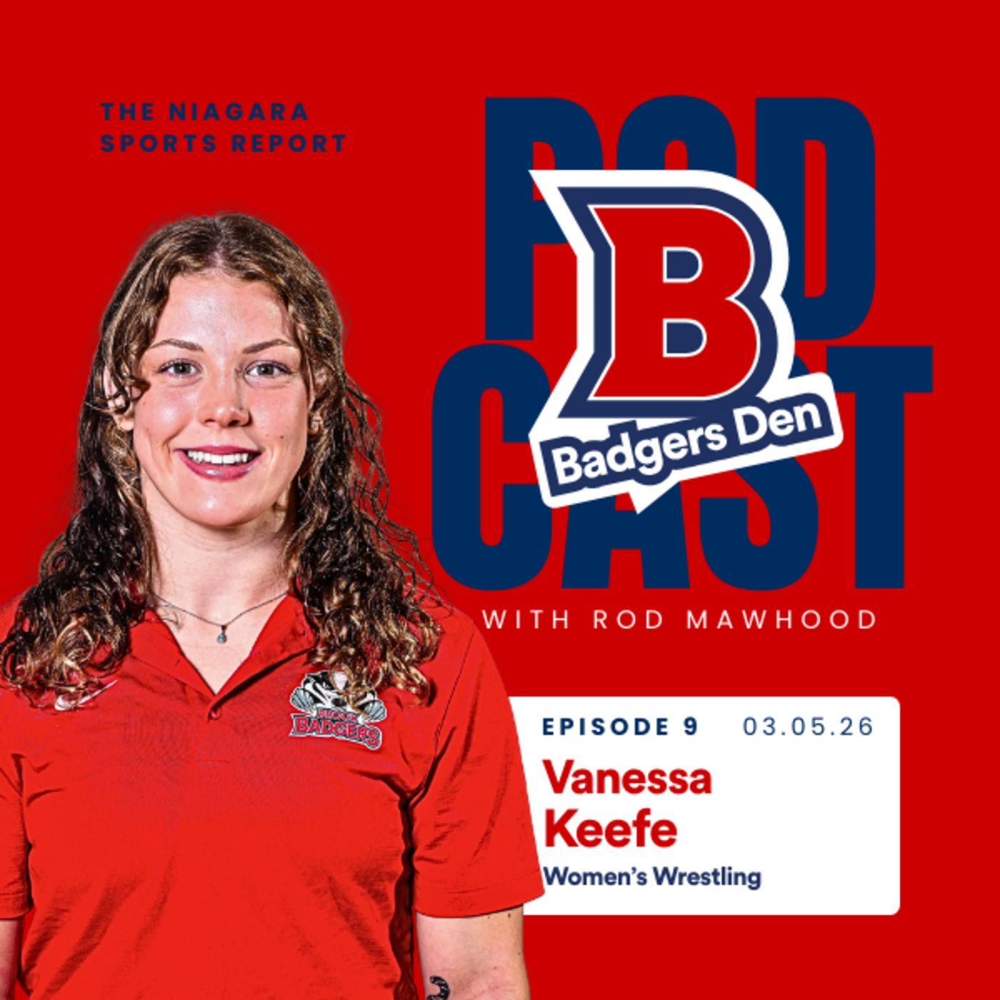 Badgers Den Podcast - Vanessa Keefe episode artwork