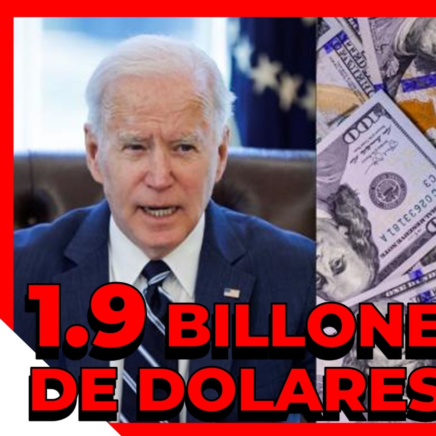 BIDEN PROMULGA ESTÍMULO POR 19 BILLONES DE DÓLARES PARA LA CRISIS COVID19 episode artwork
