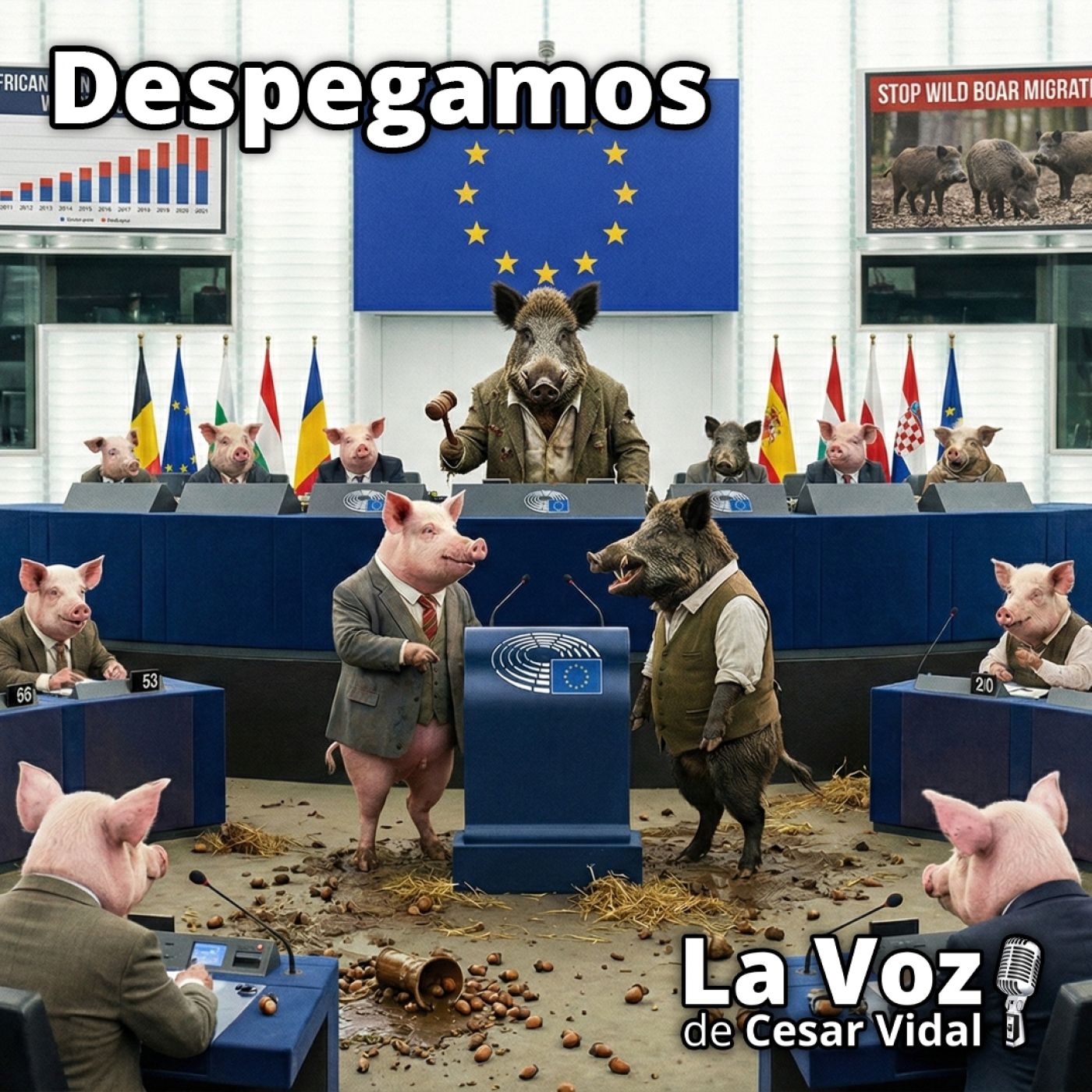 Despegamos: Peste geopolítica, aviso a Zelensky, caída Europa, Bruselas vs Musk y Macron en China - 08/12/25 episode artwork