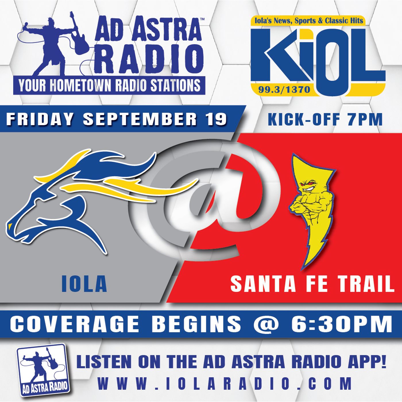 Iola Mustangs at Santa Fe Trail Chargers Football (Septembert 19, 2025) episode artwork