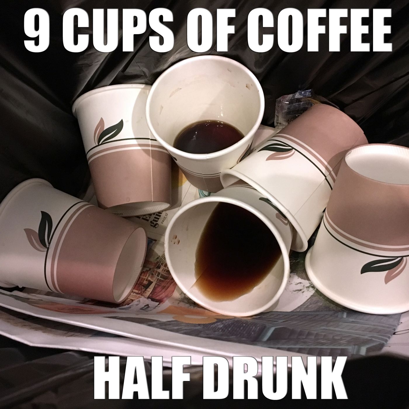Jim Kerr's 9 Cups of Coffee, Half Drunk